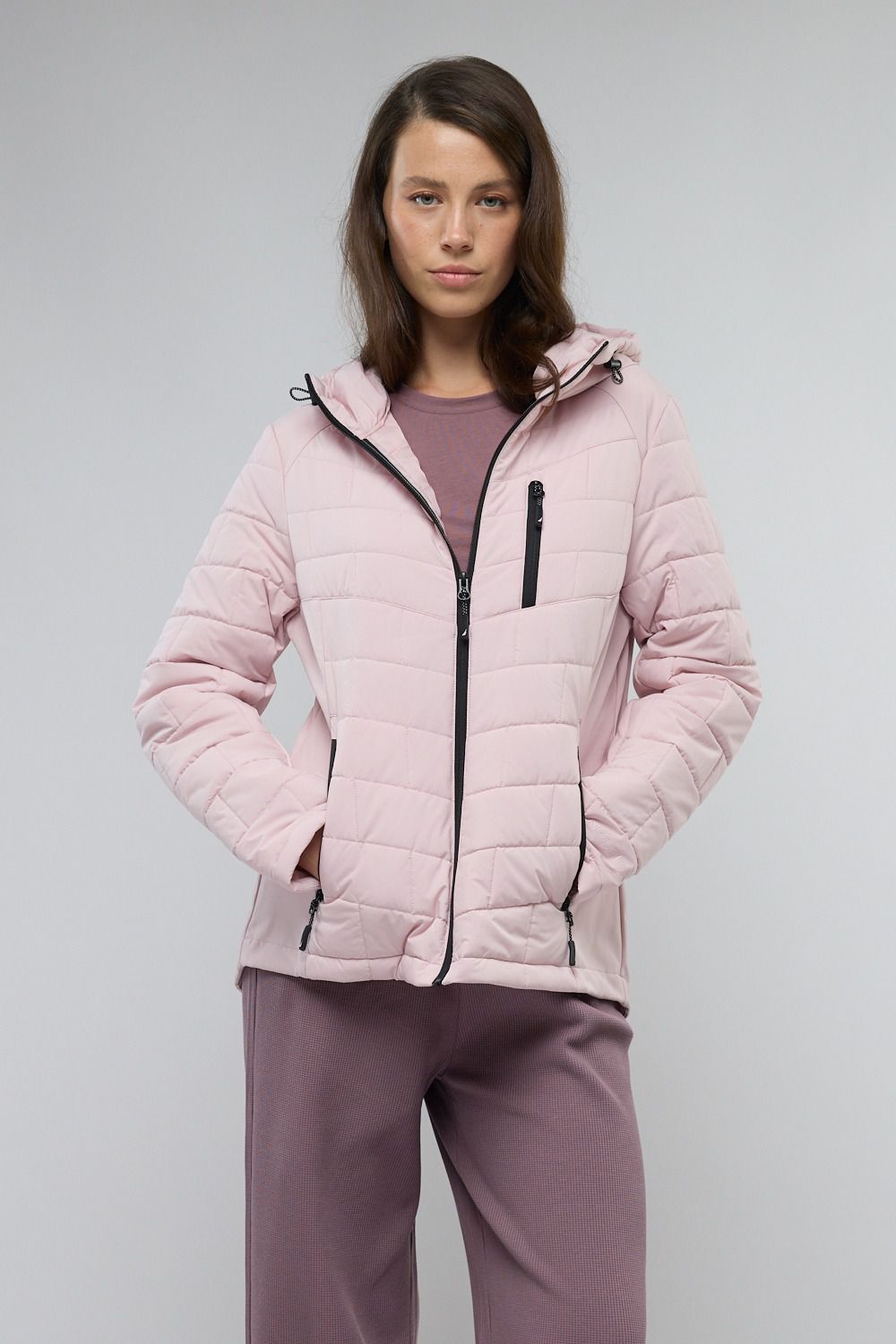 ג’קט סופטשל מרופד לנשים Nautica