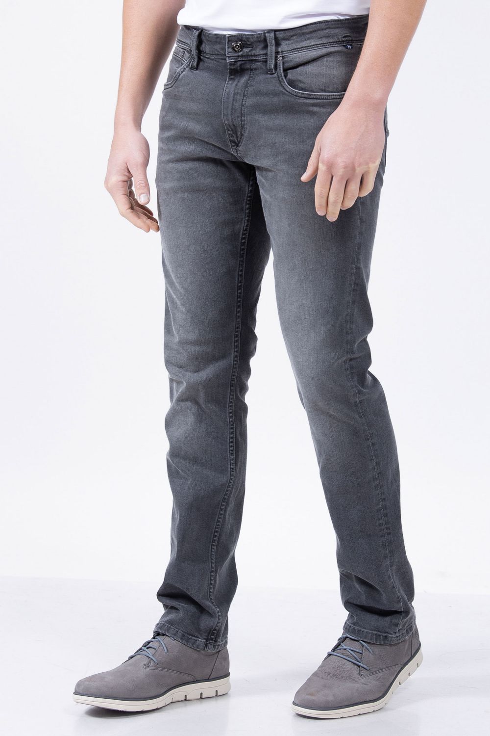 מכנסי ג’ינס אפורים SLIM FIT סטרץ’