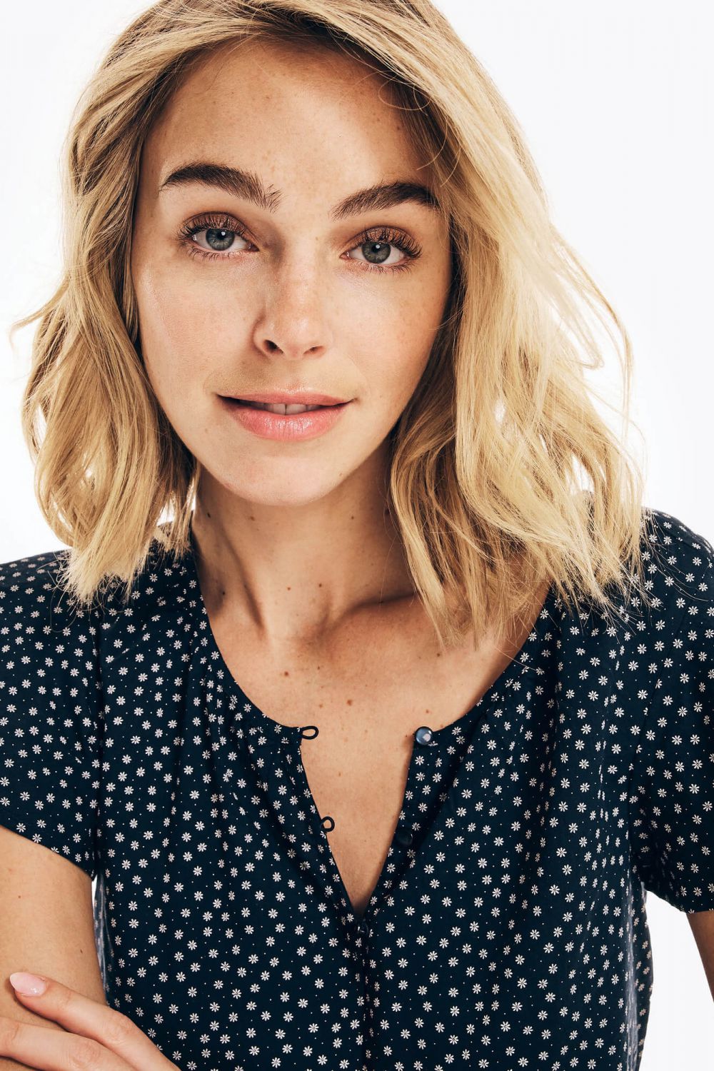 חולצת וולן פרחונית