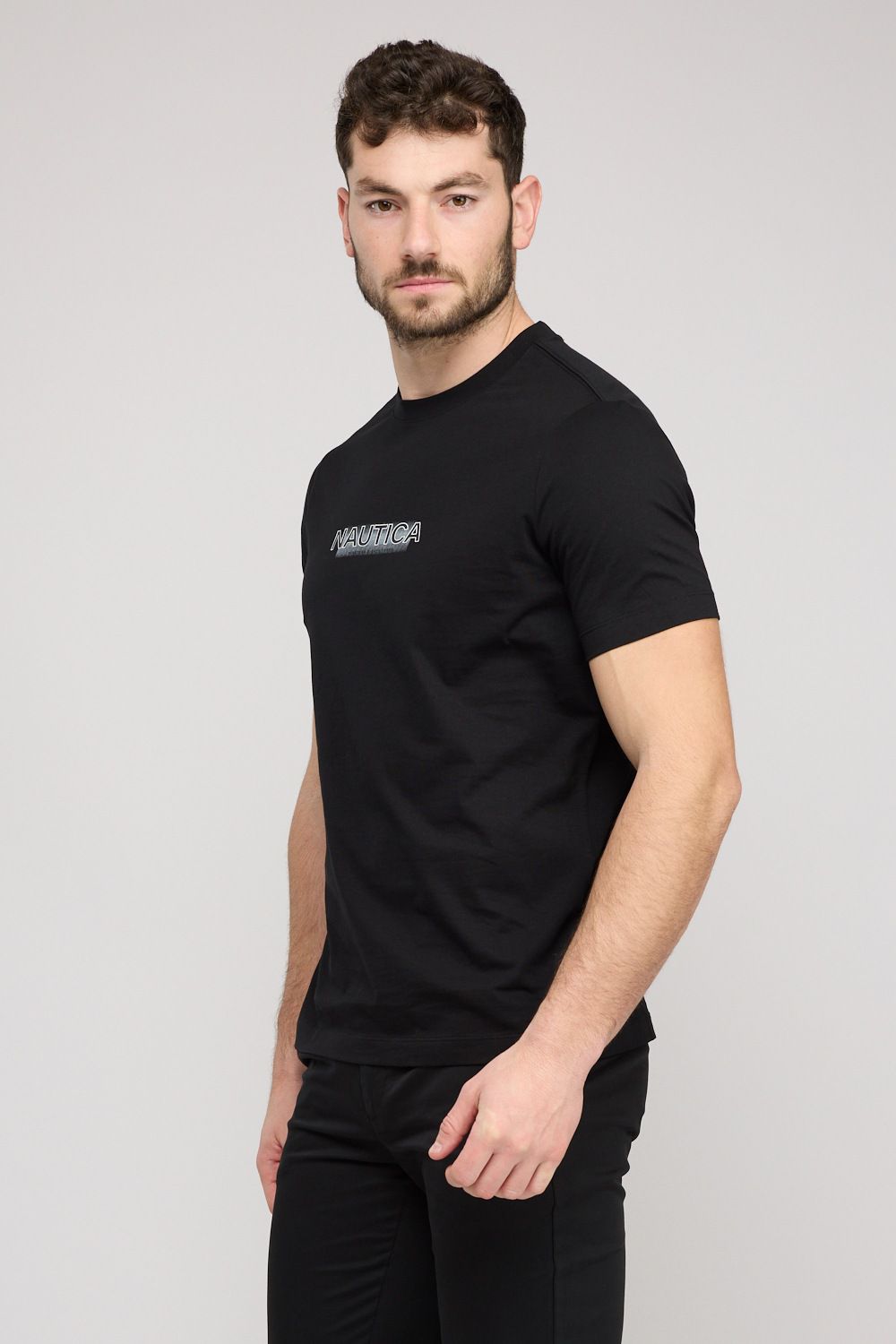 חולצת טי-שירט קצרה לגברים