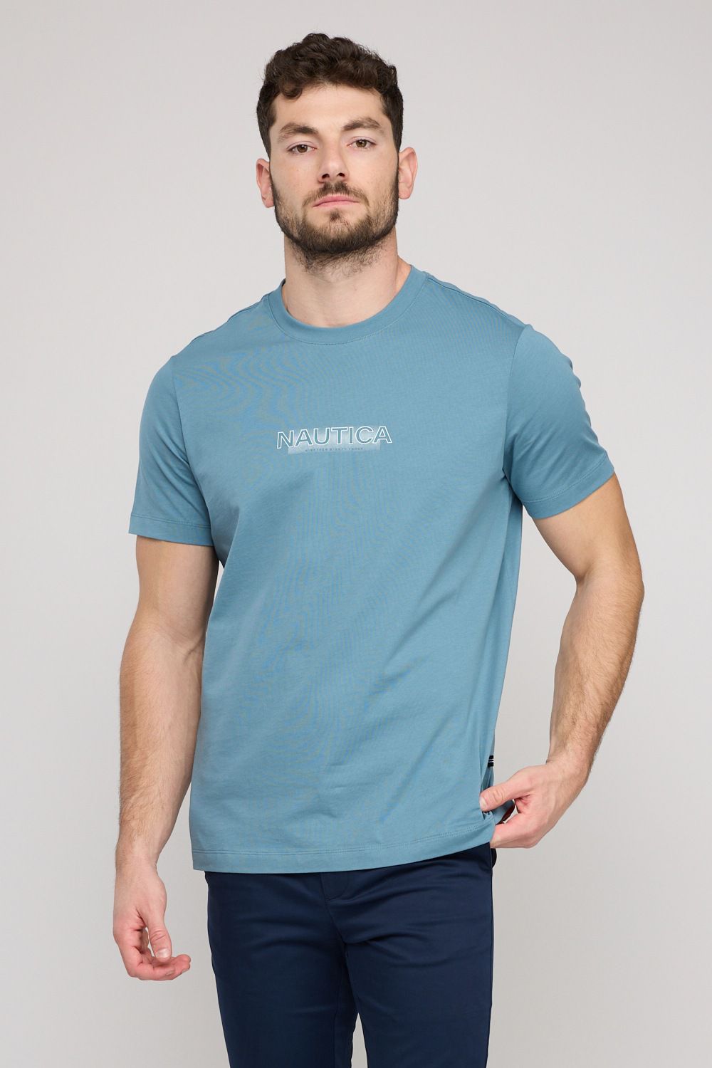 חולצת טי-שירט קצרה לגברים