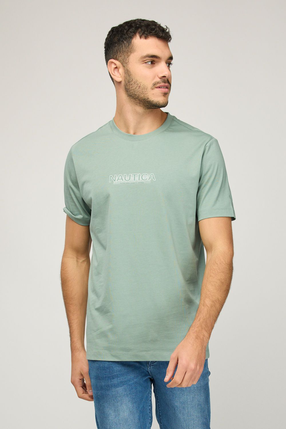 חולצת טי-שירט קצרה לגברים