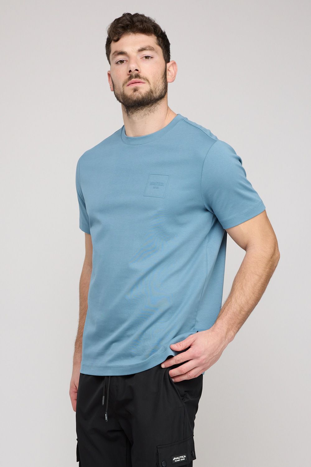 חולצת טי-שירט קצרה לגברים