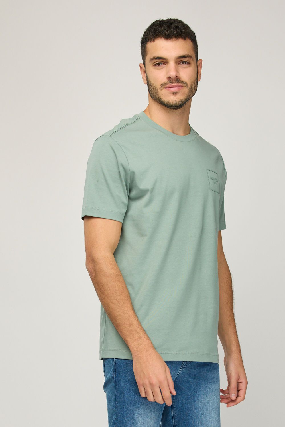 חולצת טי-שירט קצרה לגברים