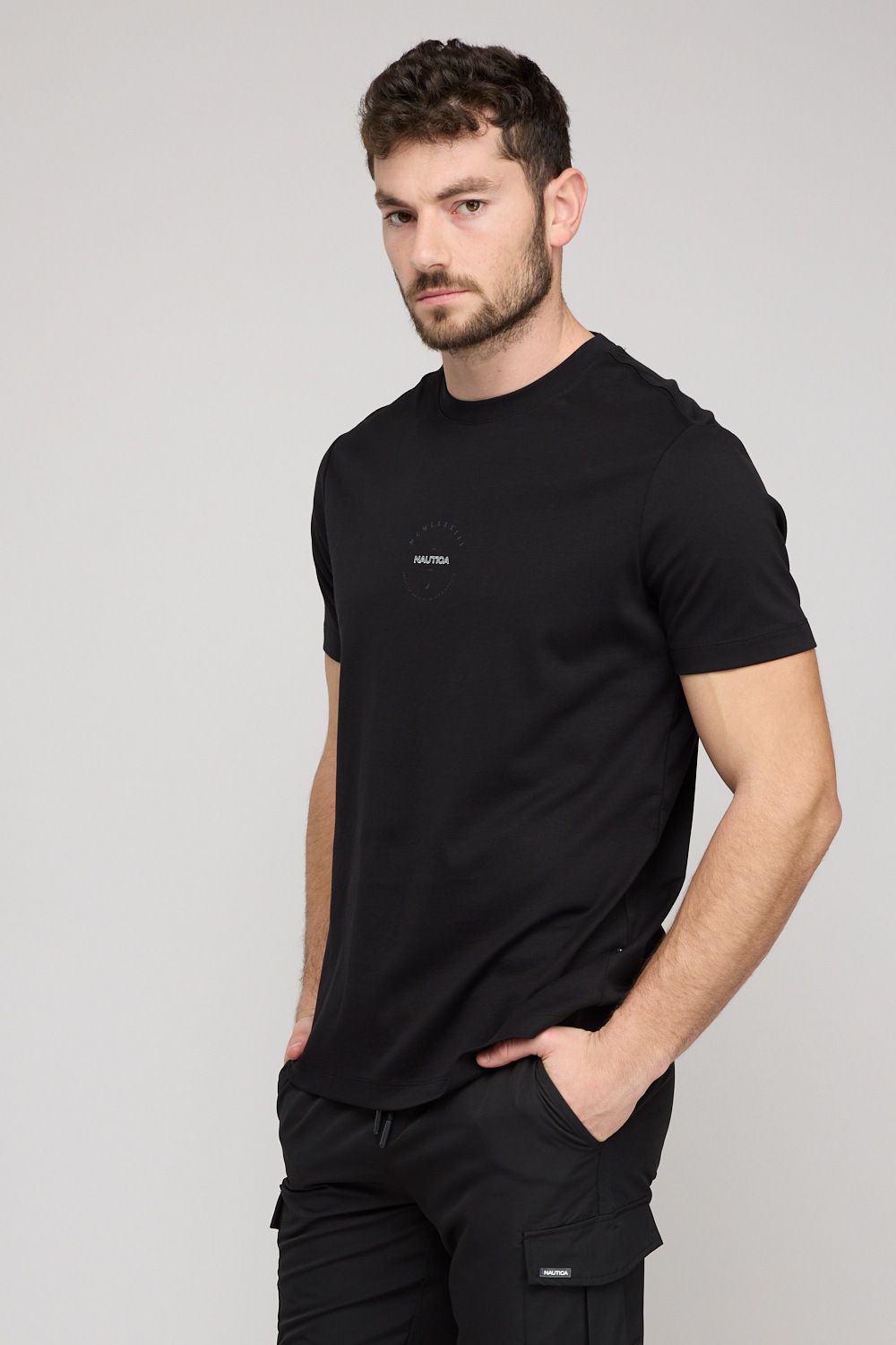 חולצת טי-שירט קצרה לגברים