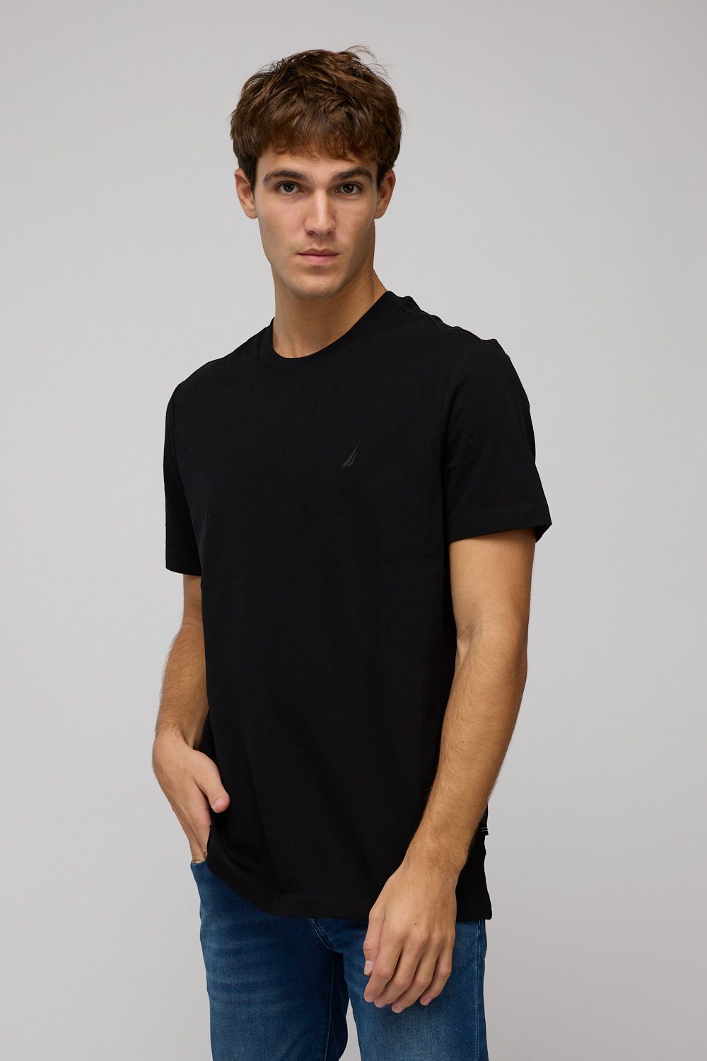 חולצת טי-שירט קצרה לגברים