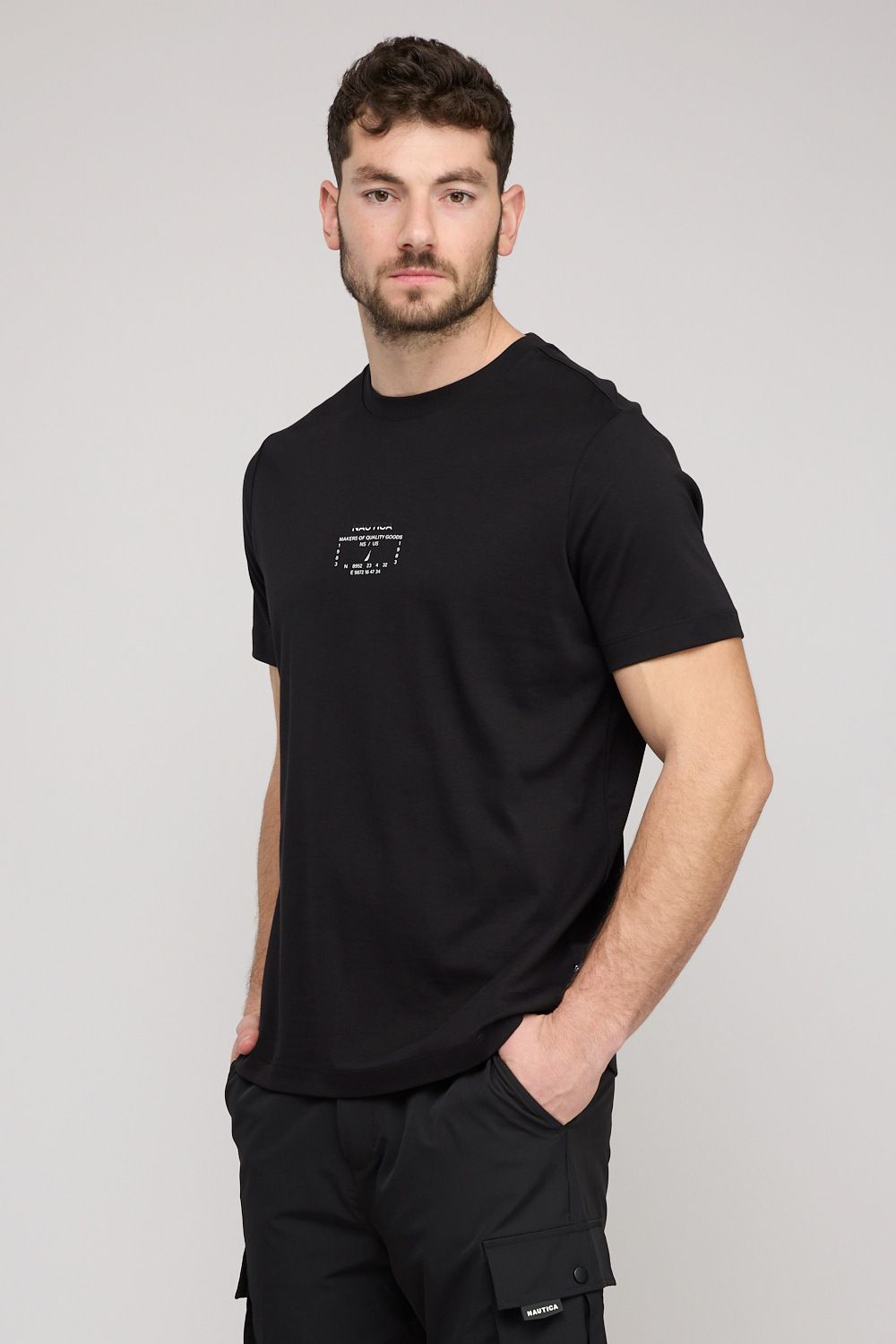 חולצת טי-שירט קצרה לגברים