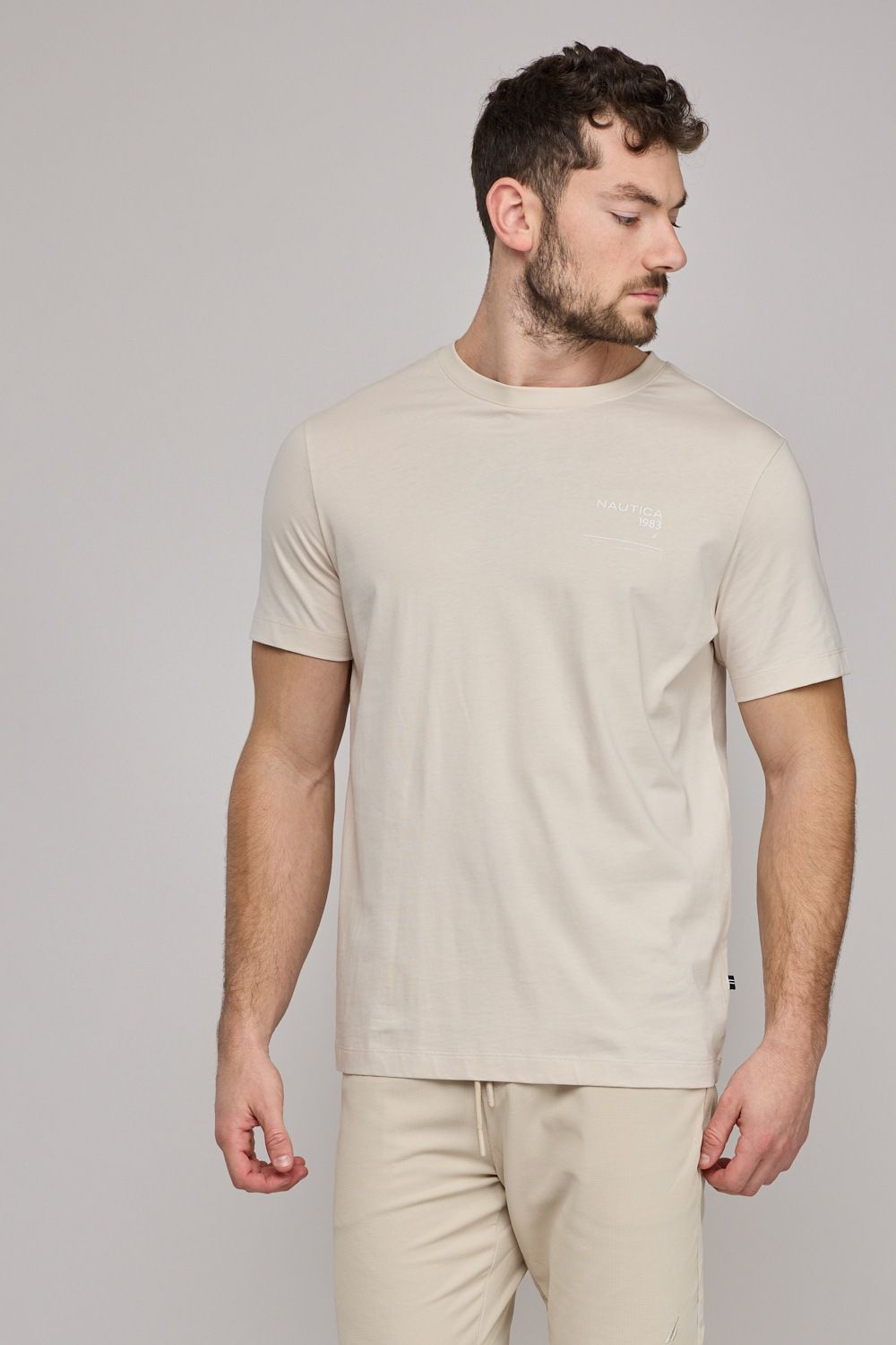 חולצת טי-שירט קצרה לגברים