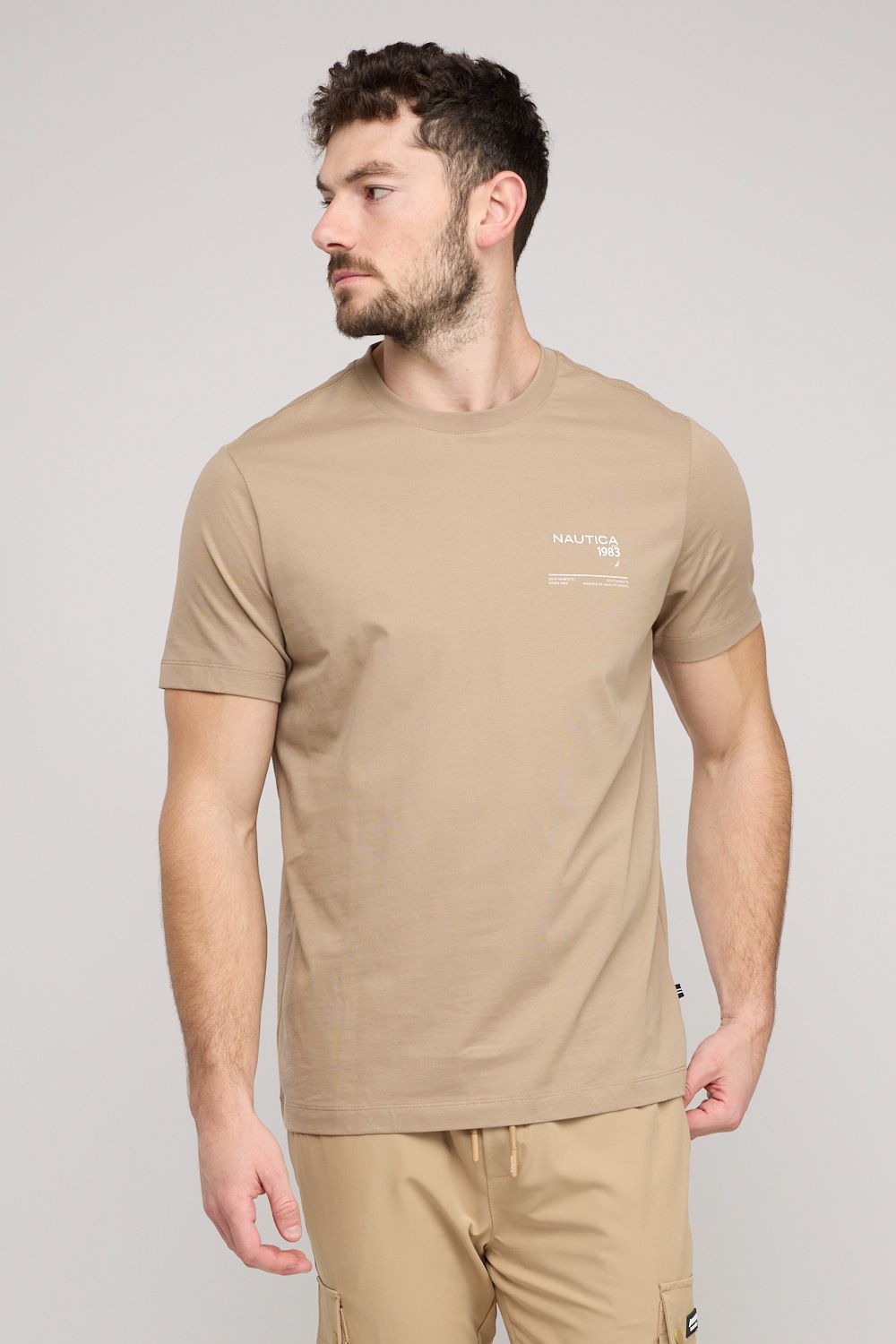 חולצת טי-שירט קצרה לגברים