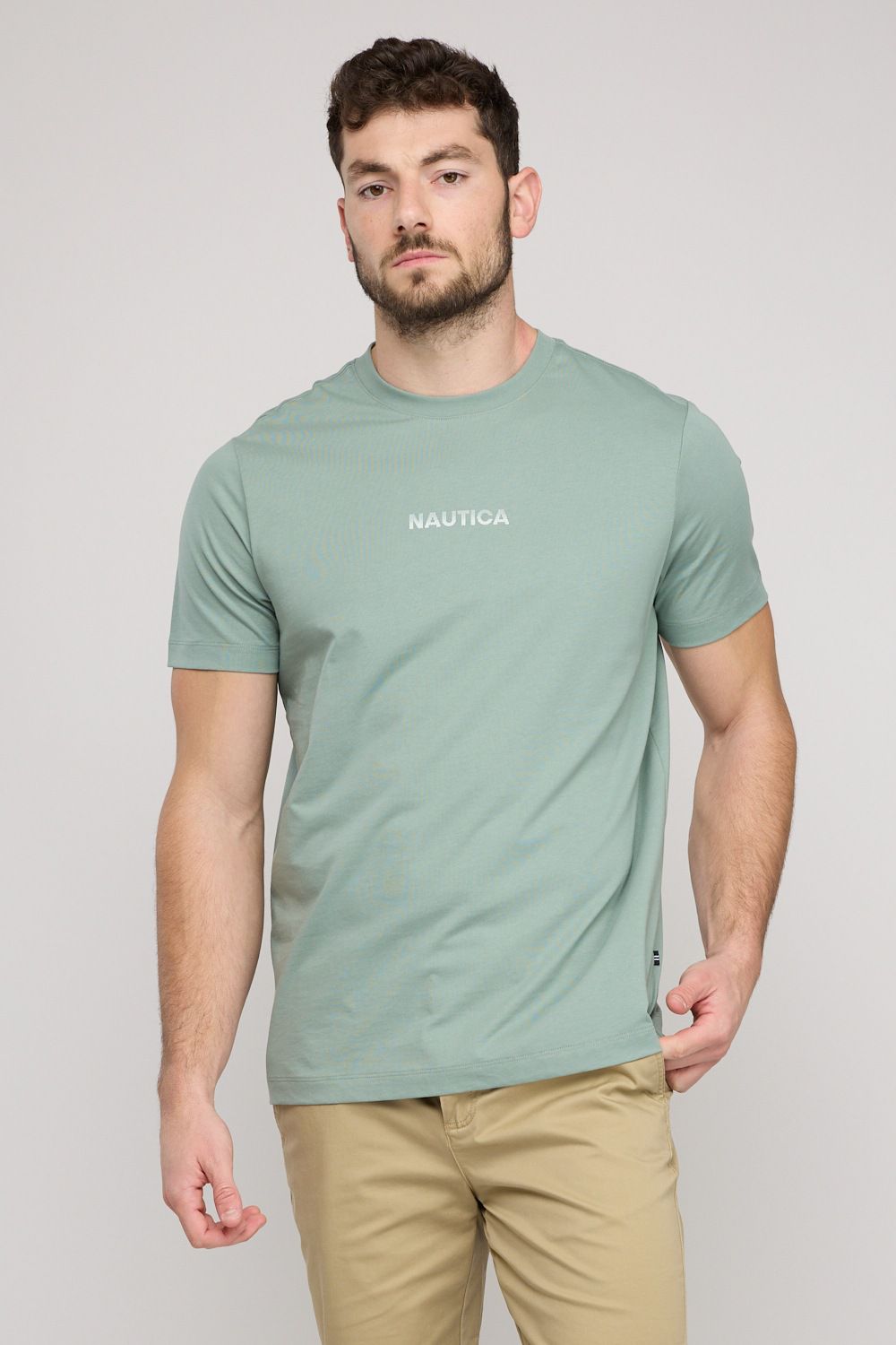 חולצת טי-שירט קצרה לגברים