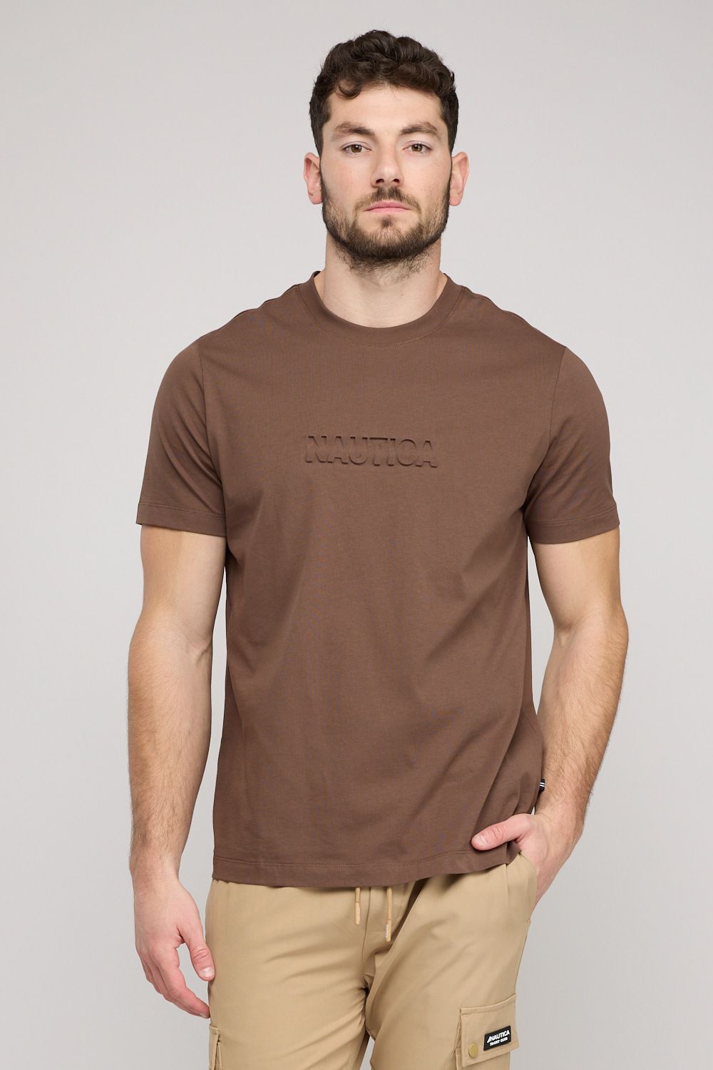 חולצת טי-שירט קצרה לגברים