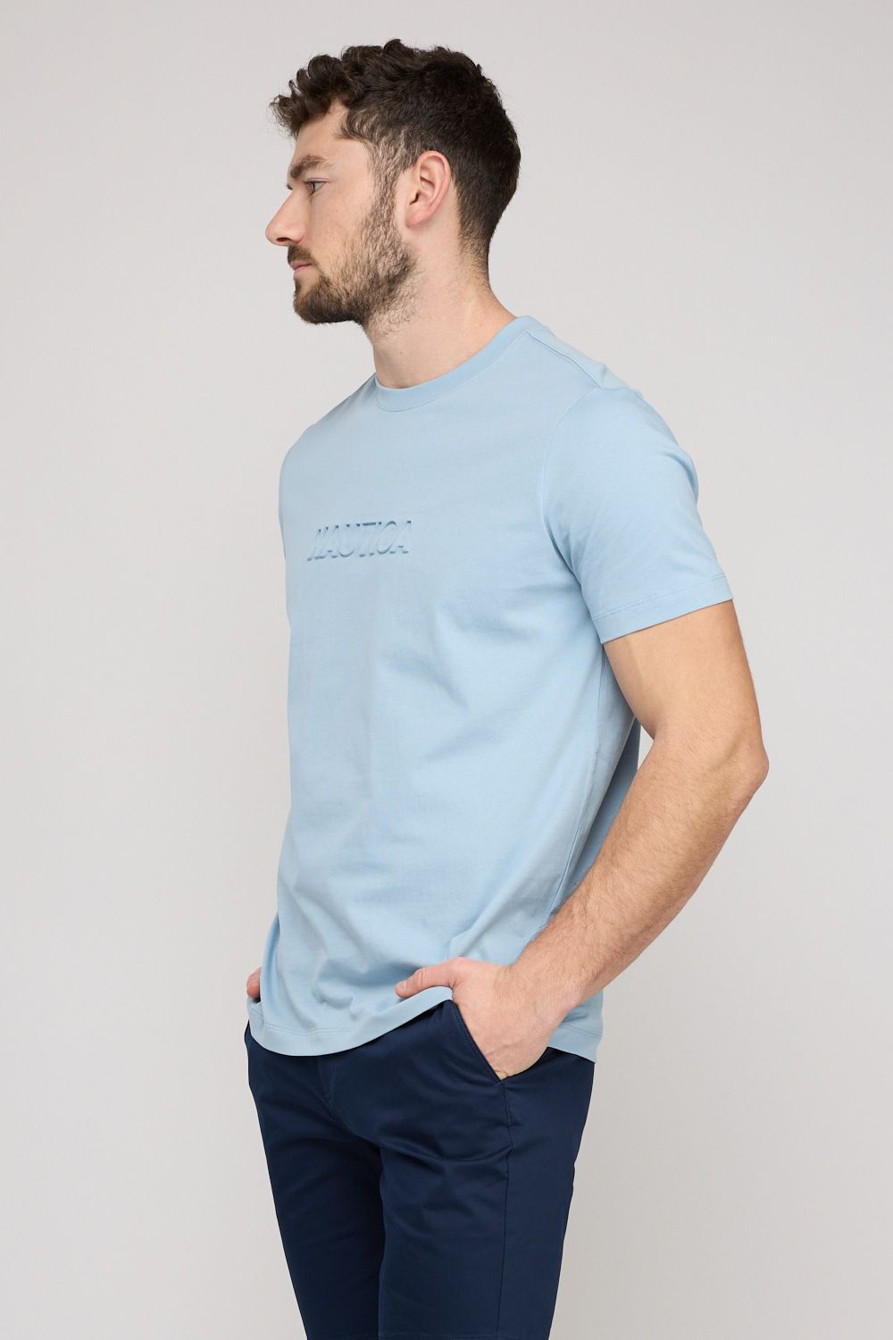 חולצת טי-שירט קצרה לגברים