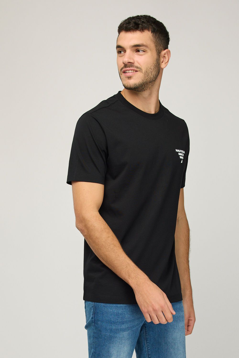 חולצת טי-שירט קצרה לגברים