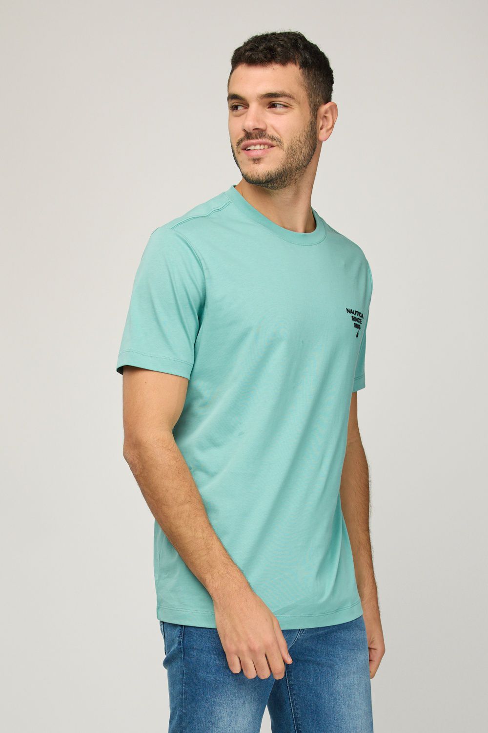 חולצת טי-שירט קצרה לגברים