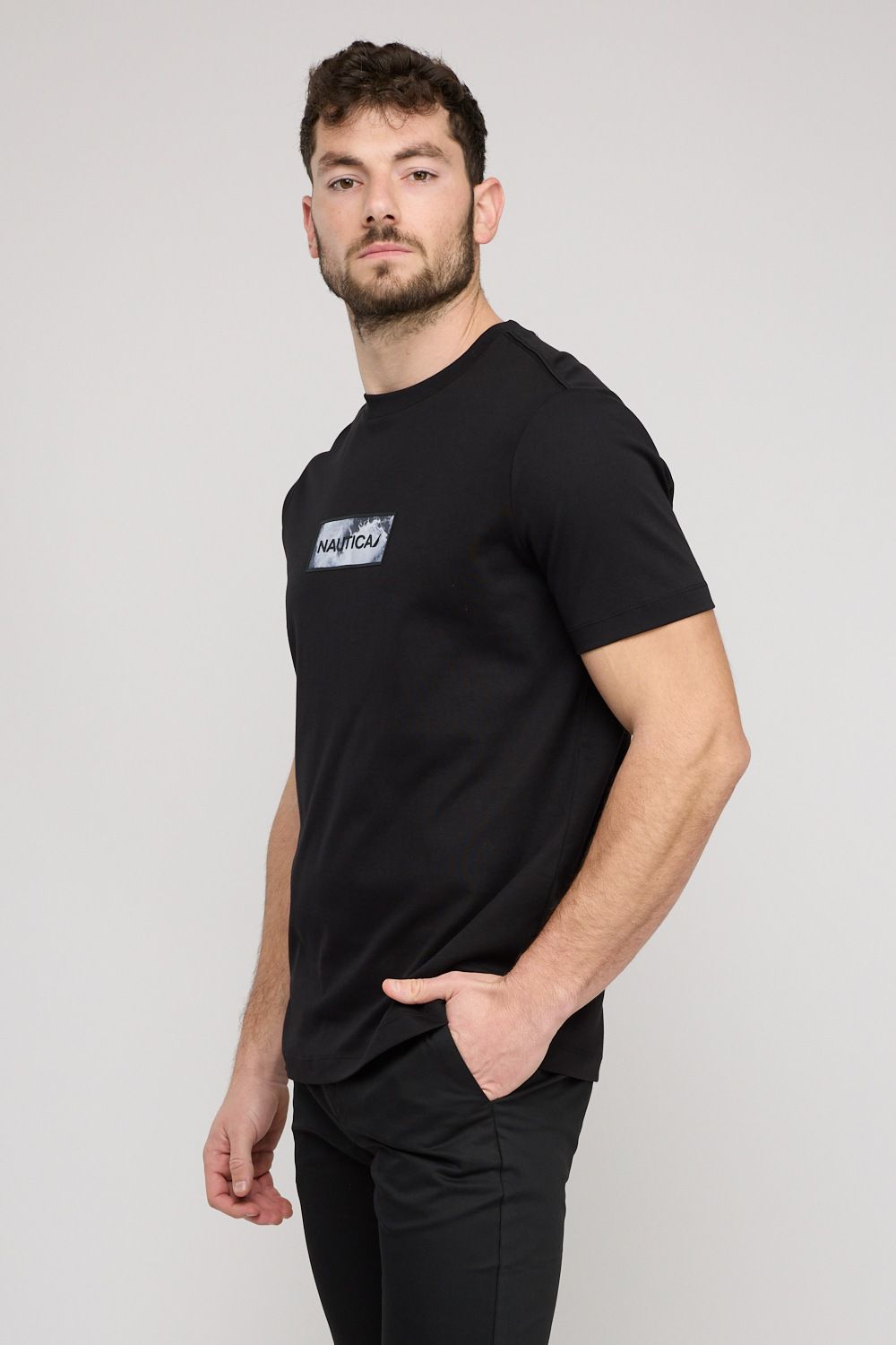 חולצת טי-שירט קצרה לגברים