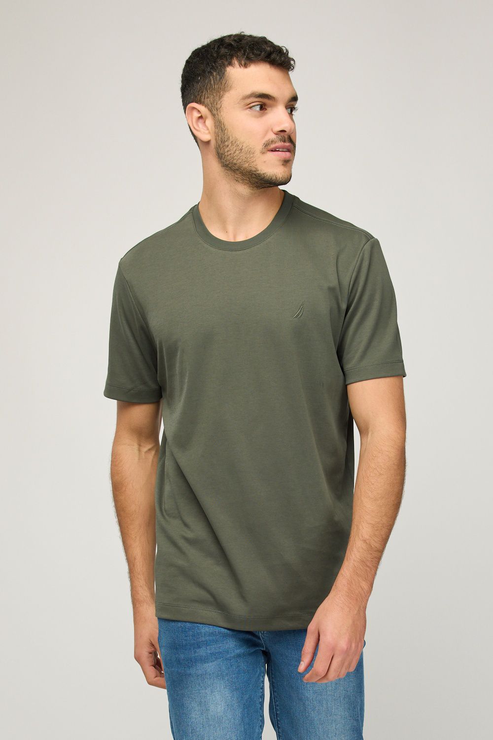 חולצת טי-שירט קצרה לגברים