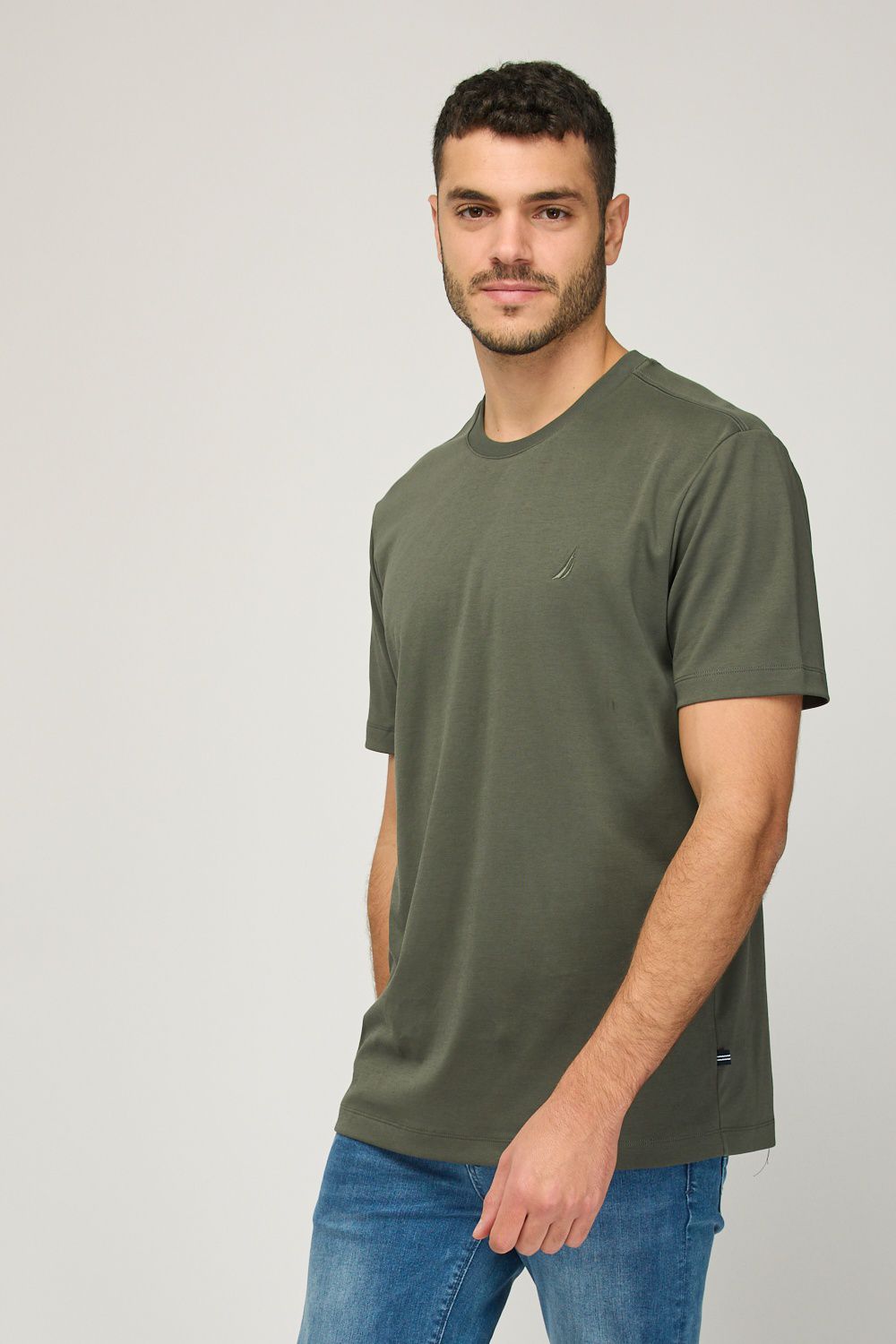 חולצת טי-שירט קצרה לגברים