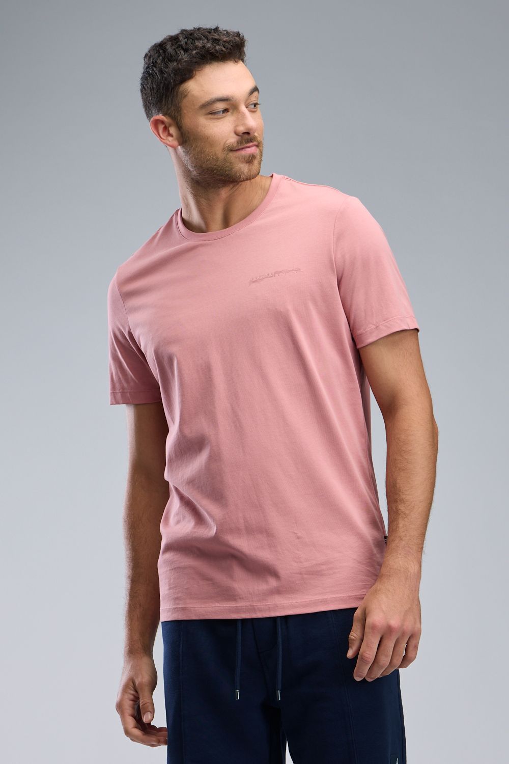 טי שירט עם שרוולים קצרים והדפס Nautica לגברים