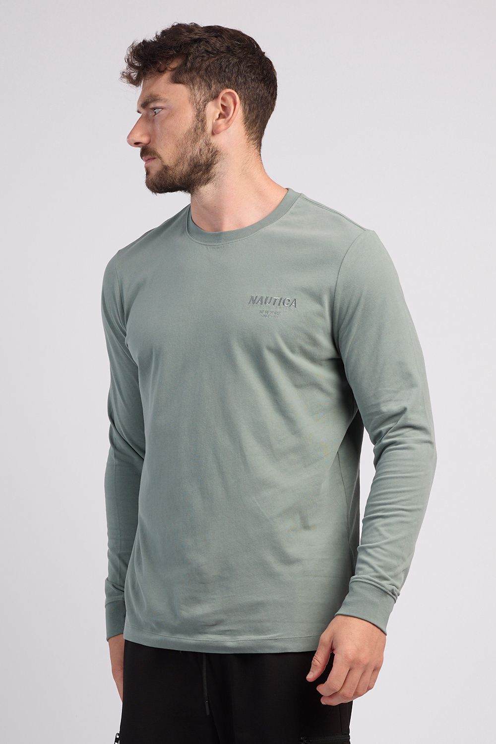 חולצת טי שרוול ארוך לגברים Nautica