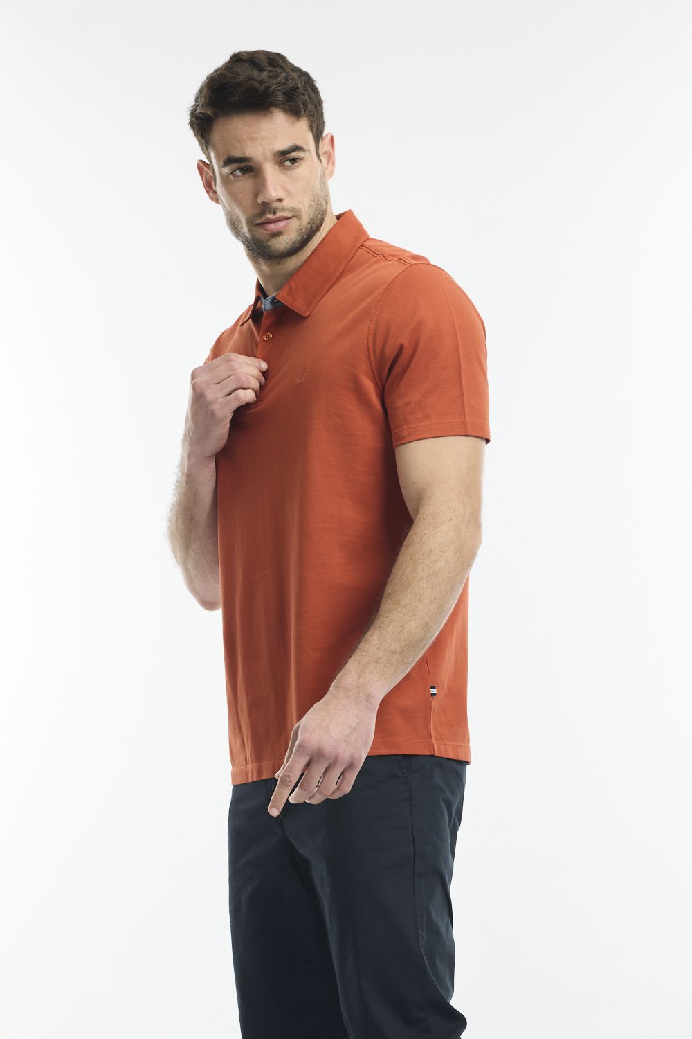 חולצת פולו חלקה נאוטיקה לגבר