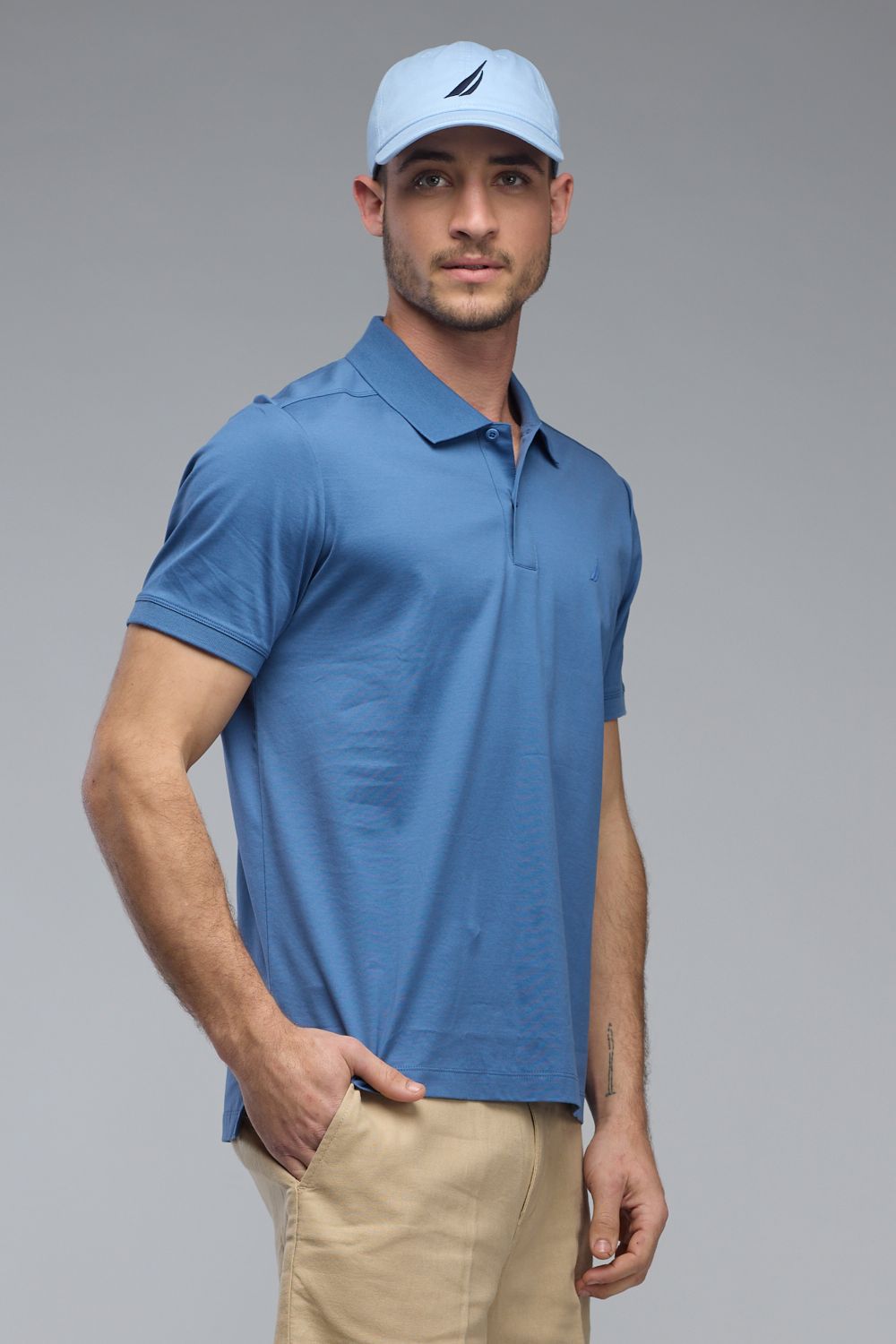 חולצת פולו Nautica עם לוגו לגברים