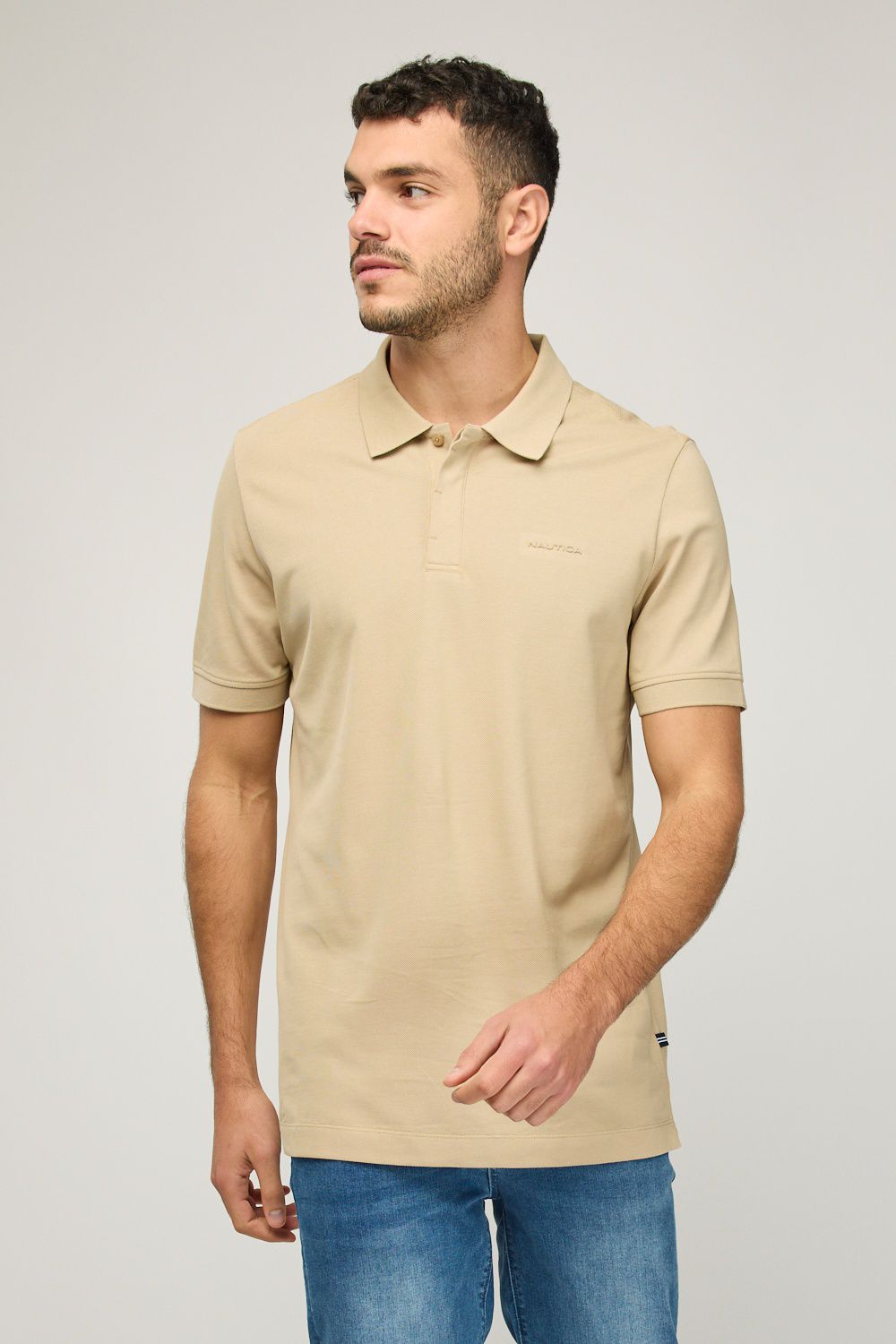 חולצת פולו קצרה לגברים