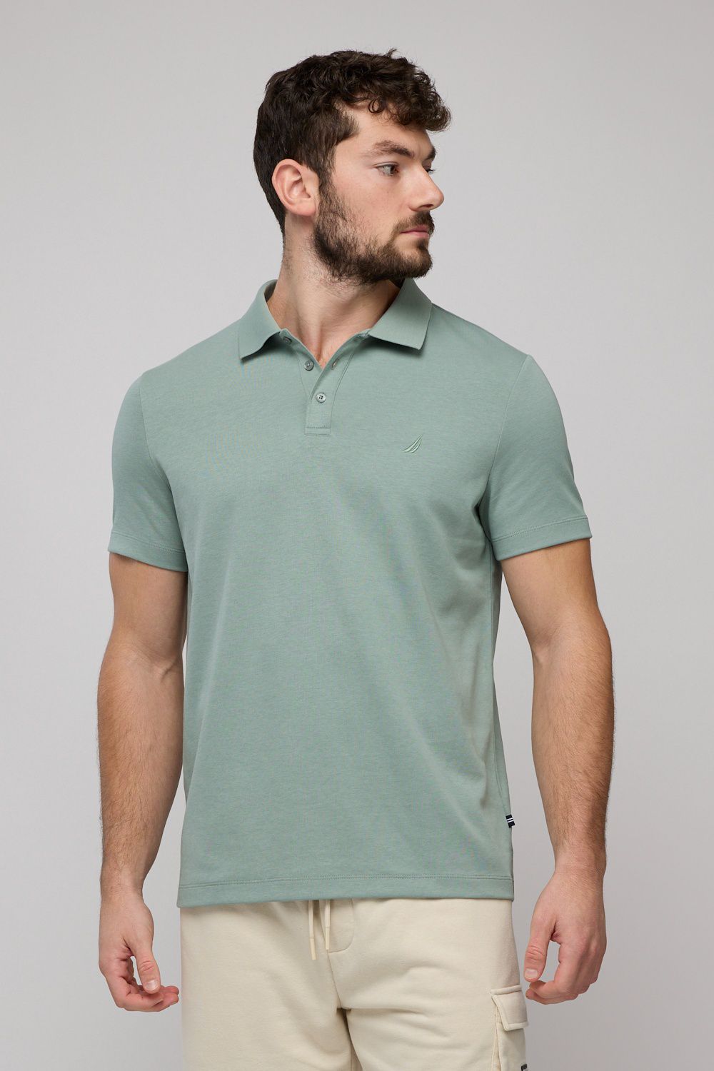 חולצת פולו קצרה לגברים