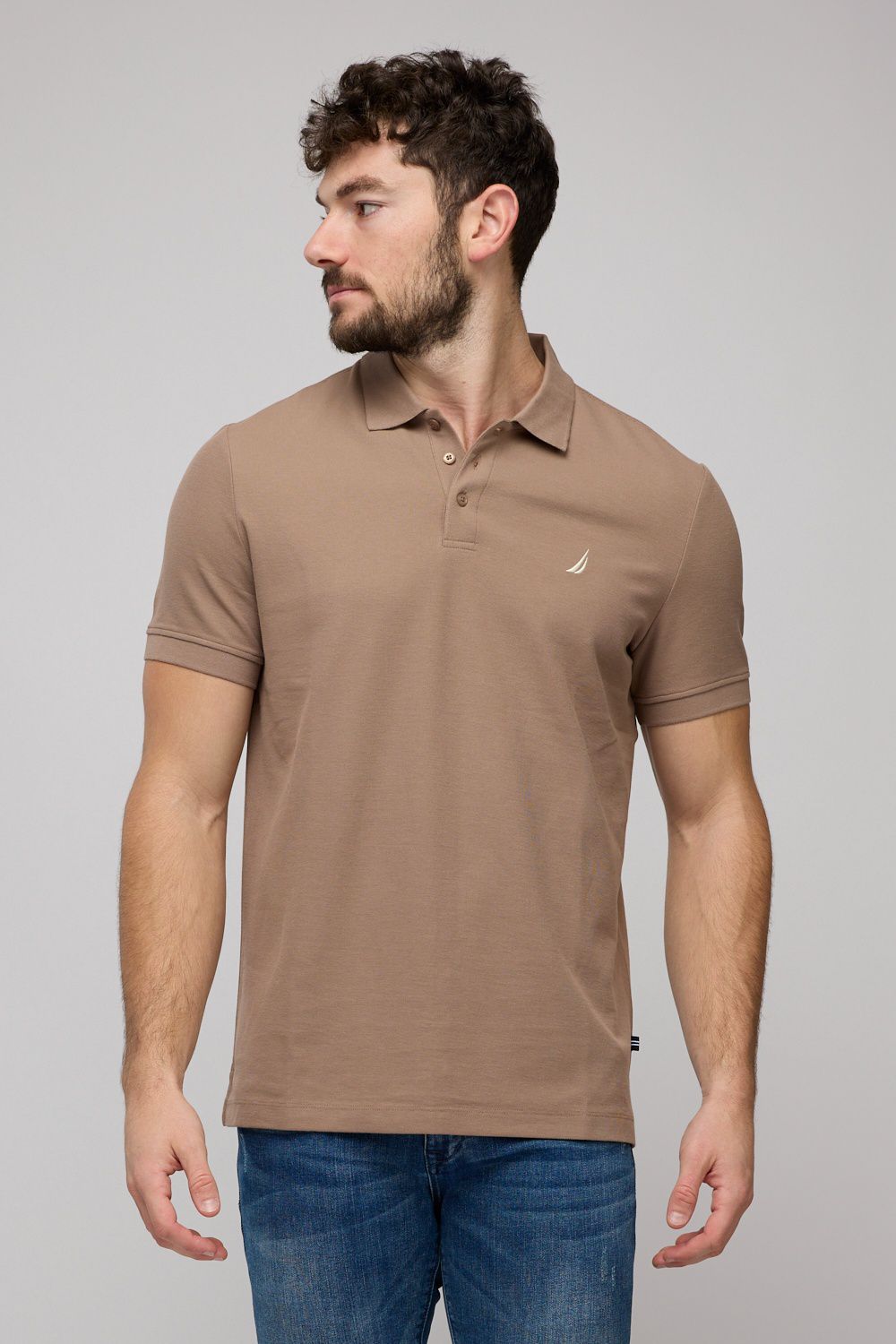 חולצת פולו קצרה לגברים