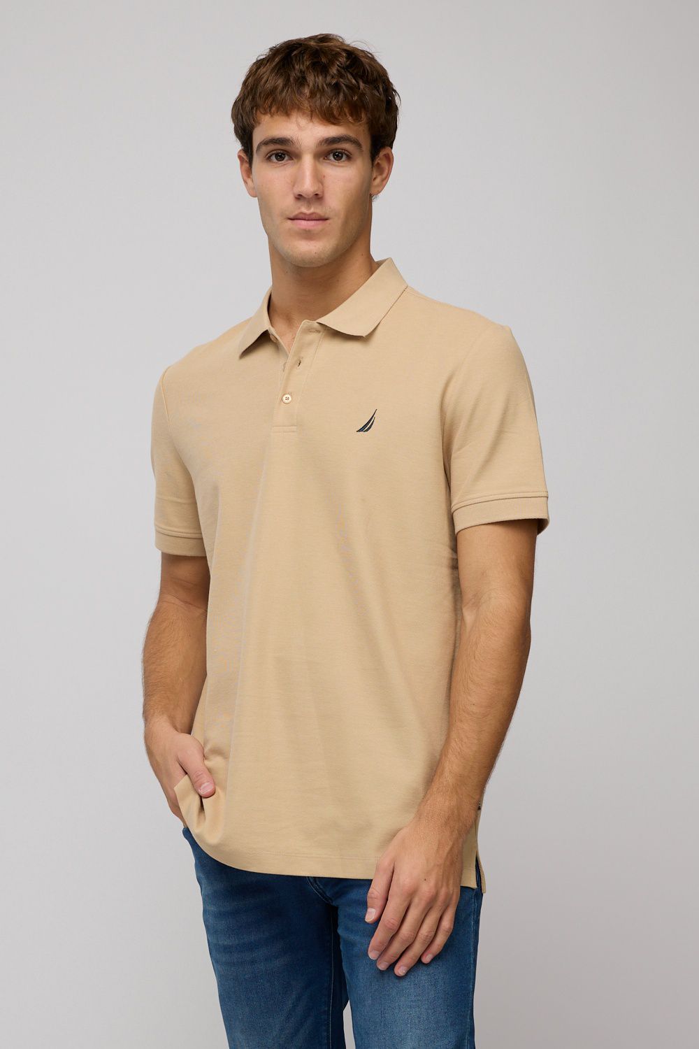 חולצת פולו קצרה לגברים