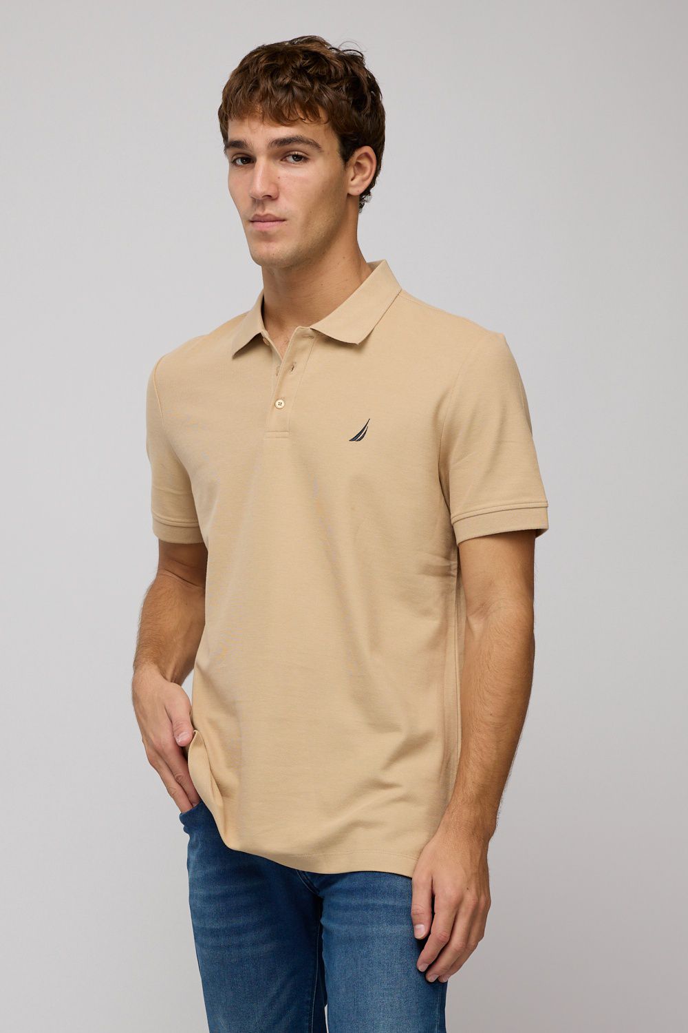 חולצת פולו קצרה לגברים
