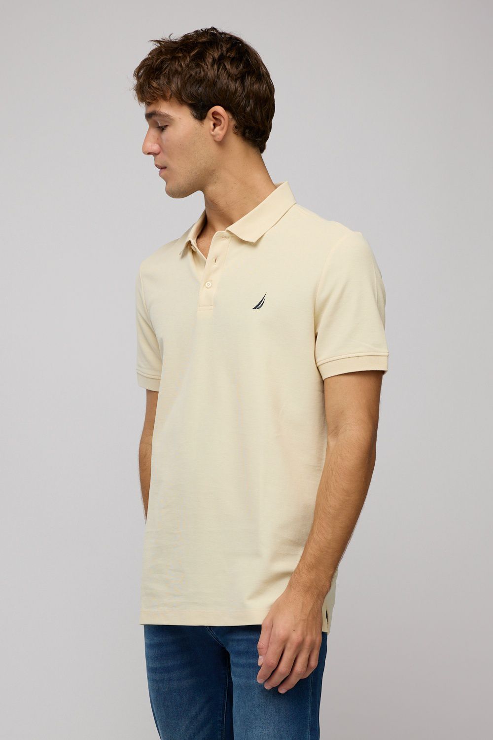 חולצת פולו קצרה לגברים