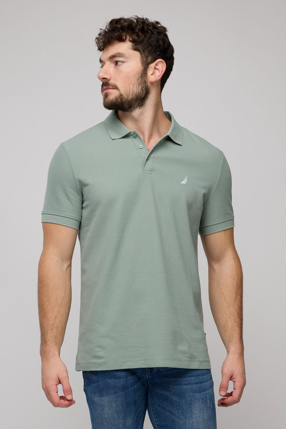 חולצת פולו קצרה לגברים