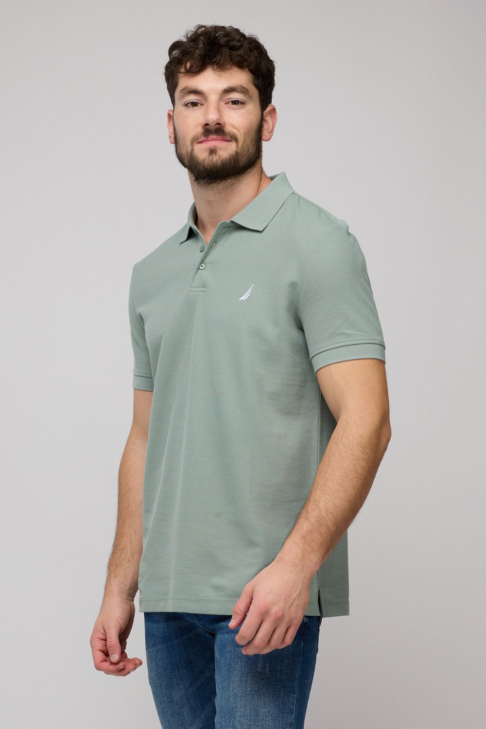 חולצת פולו קצרה לגברים