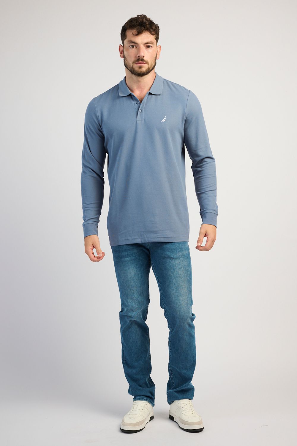 חולצת טי שרוול ארוך לגברים Nautica