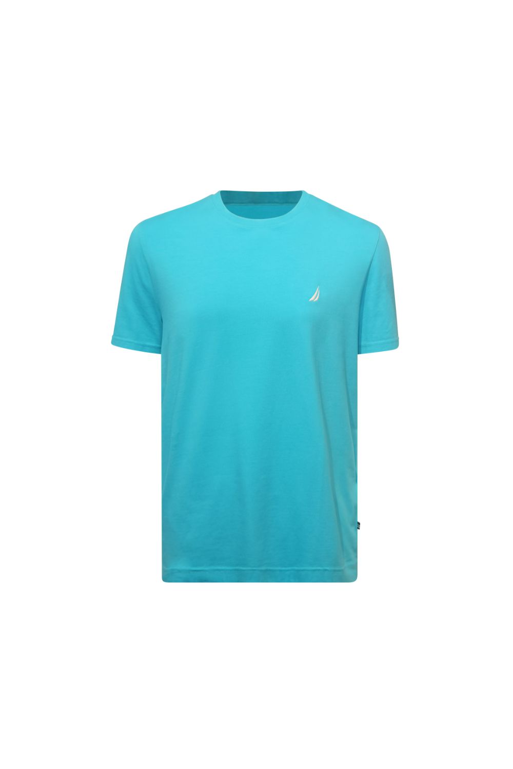 טי שירט קצרה לגברים עם לוגו Nautica רקום