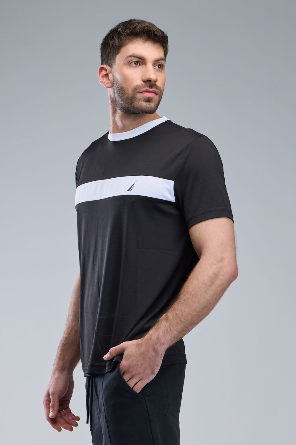 טי שירט בשני צבעים עם לוגו Nautica לגברים