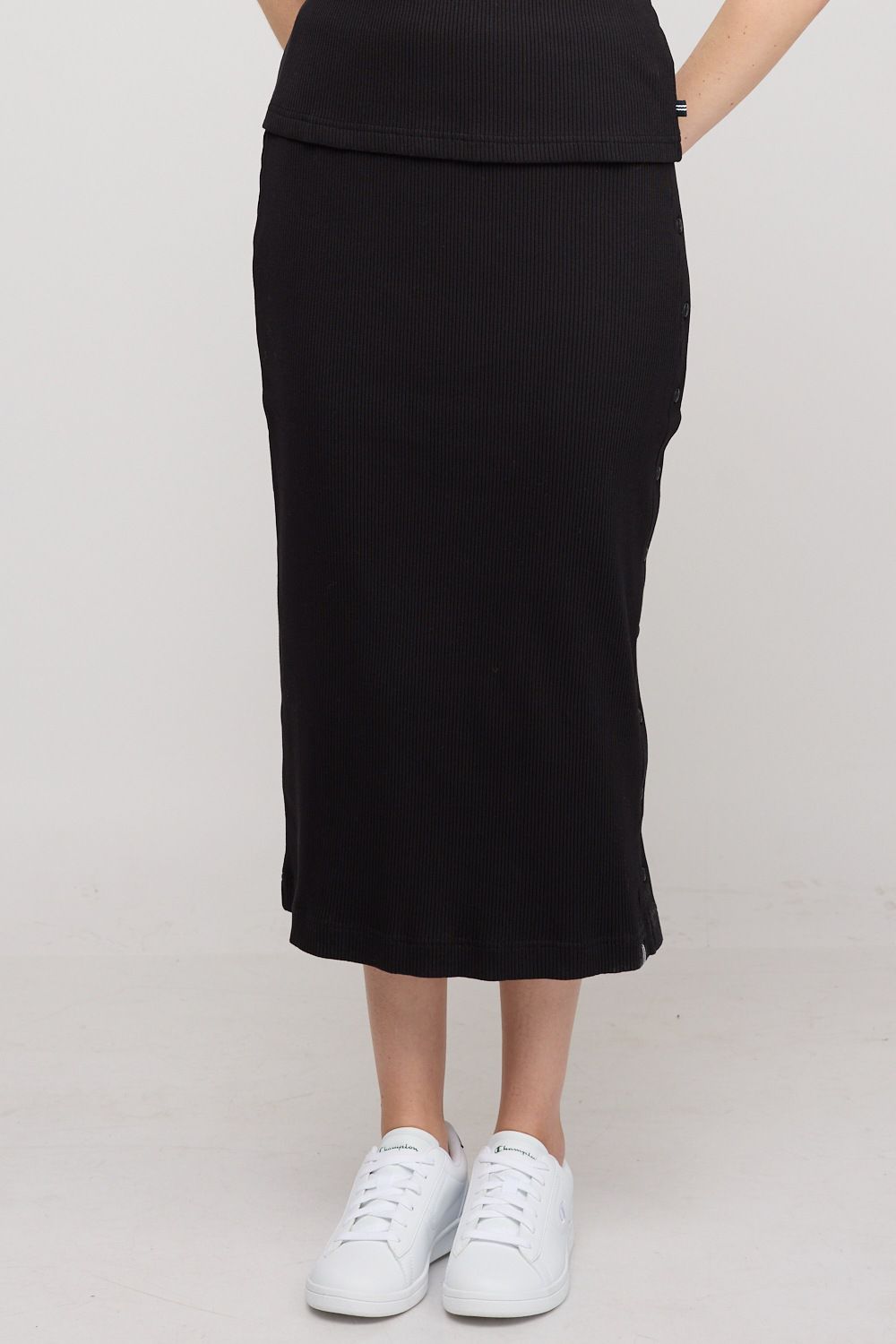 חצאית מידי ריב לנשים חצאית