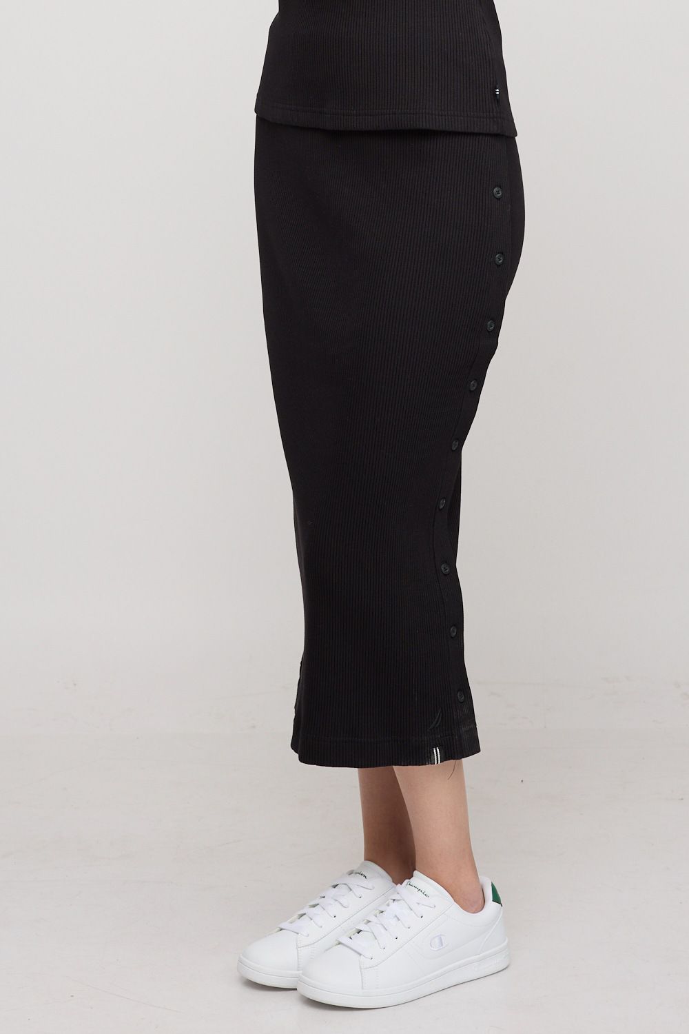 חצאית מידי ריב לנשים חצאית