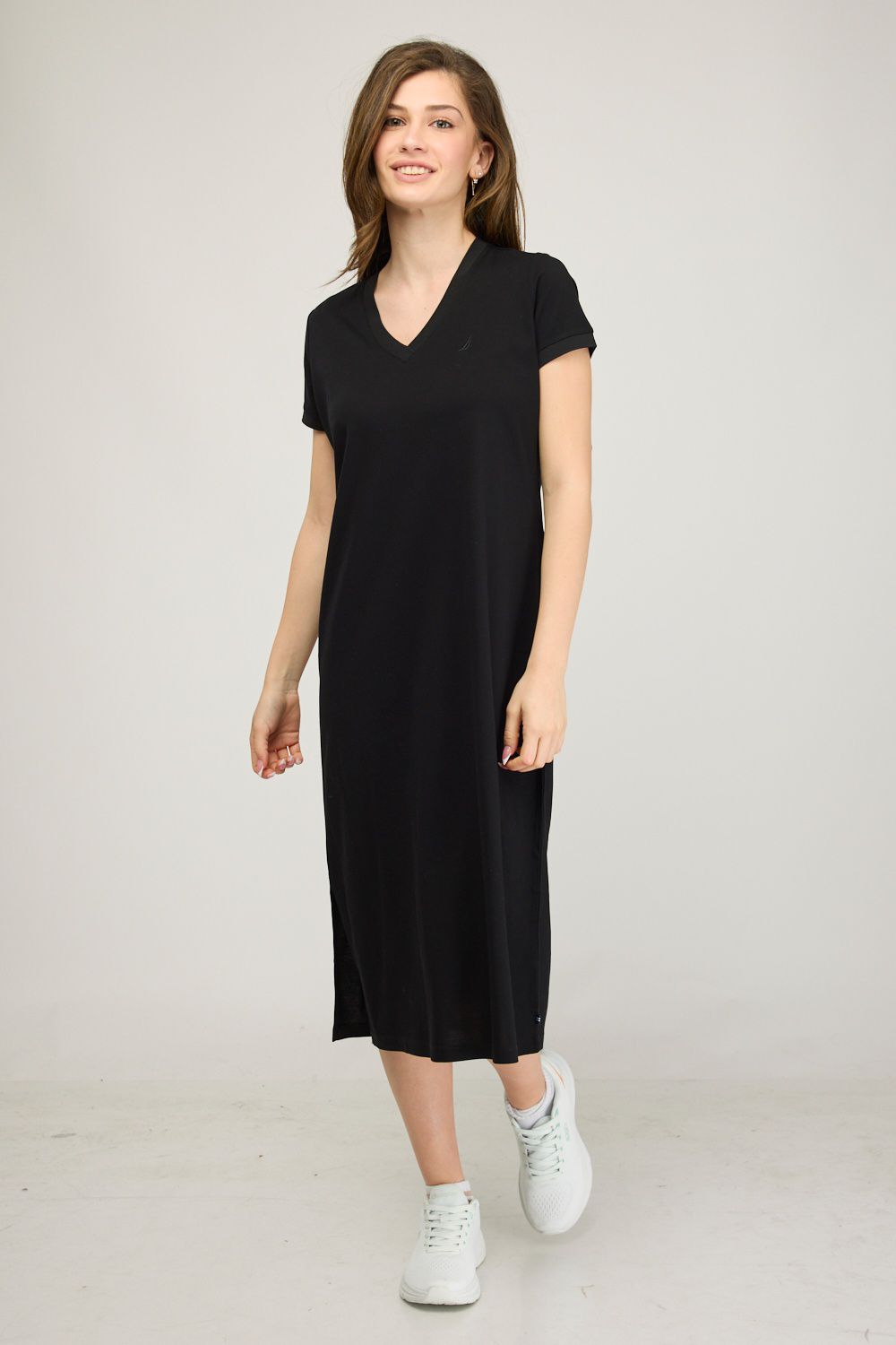 שמלת טי-שירט ארוכה לנשים