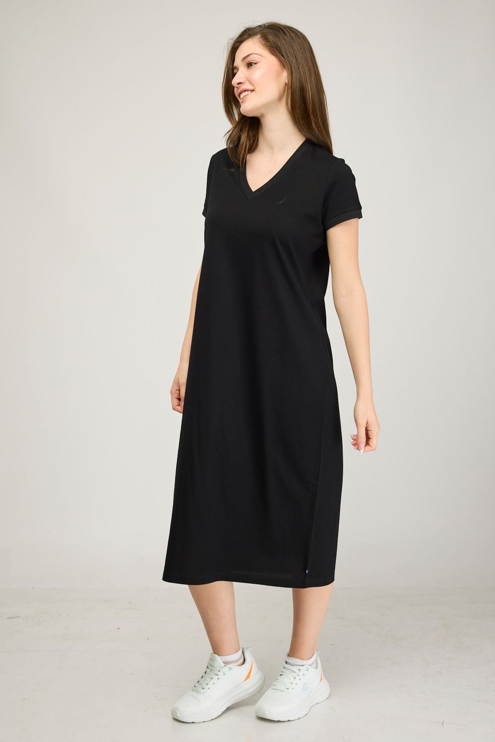 שמלת טי-שירט ארוכה לנשים