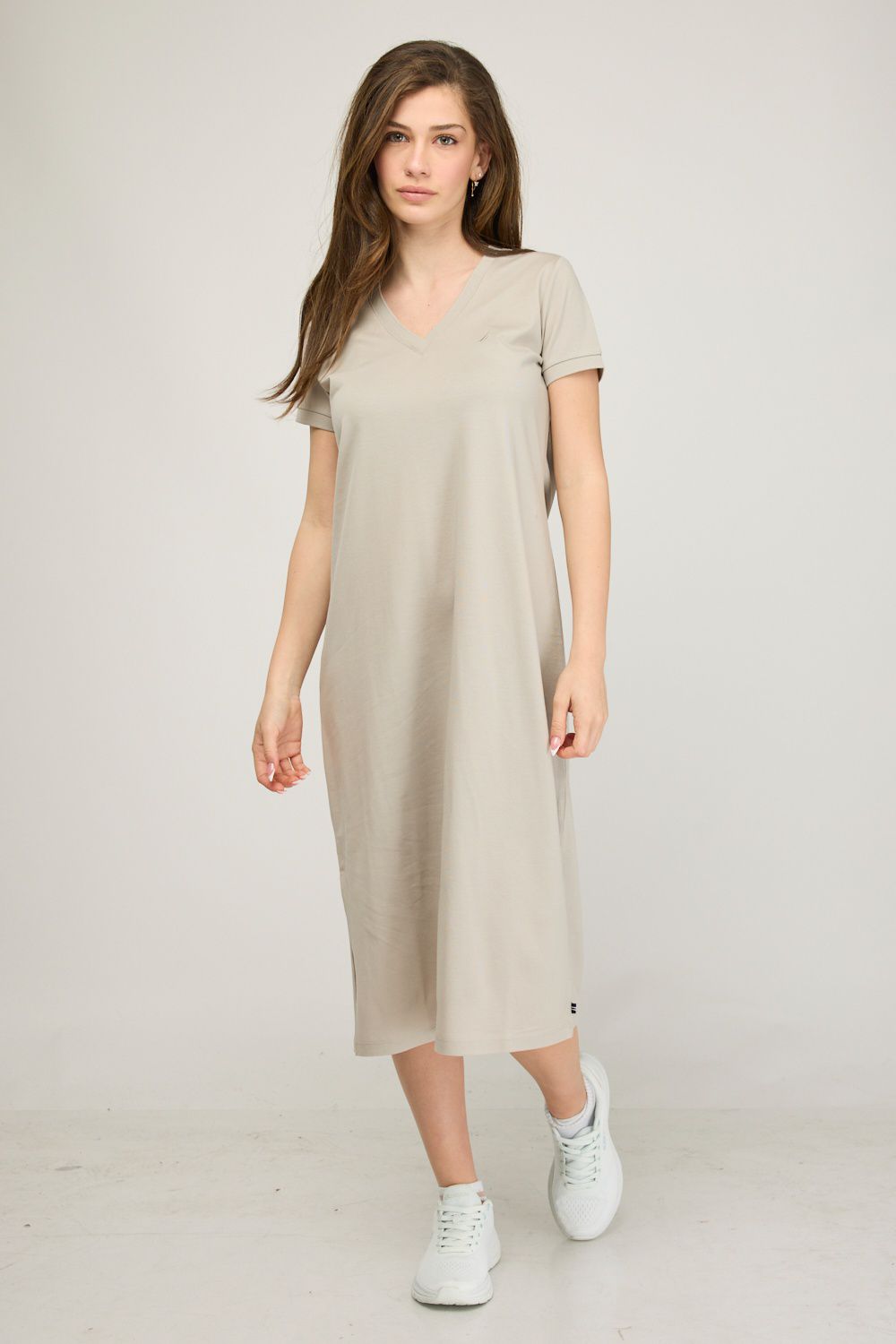 שמלת טי-שירט ארוכה לנשים