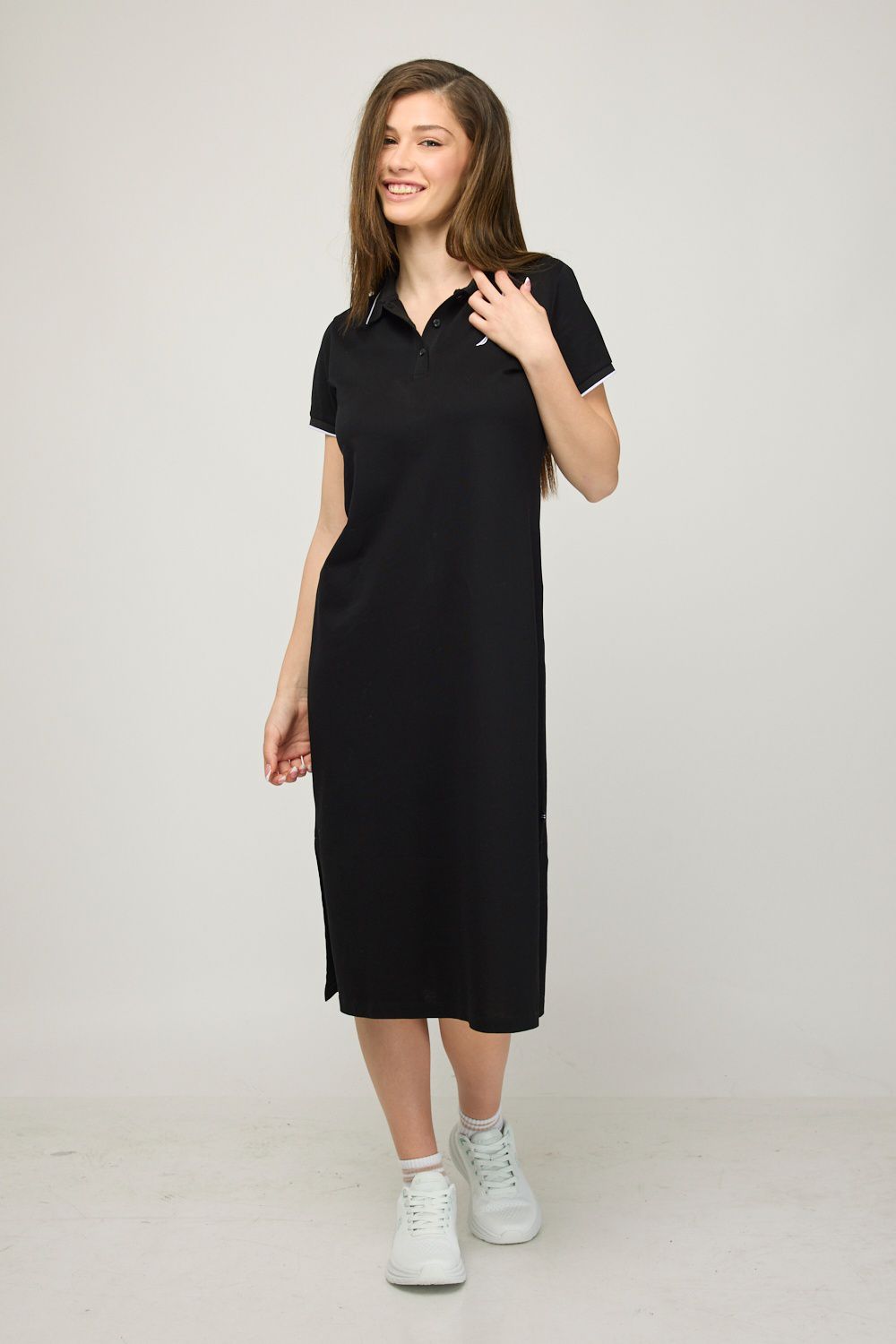 שמלת פולו ארוכה לנשים