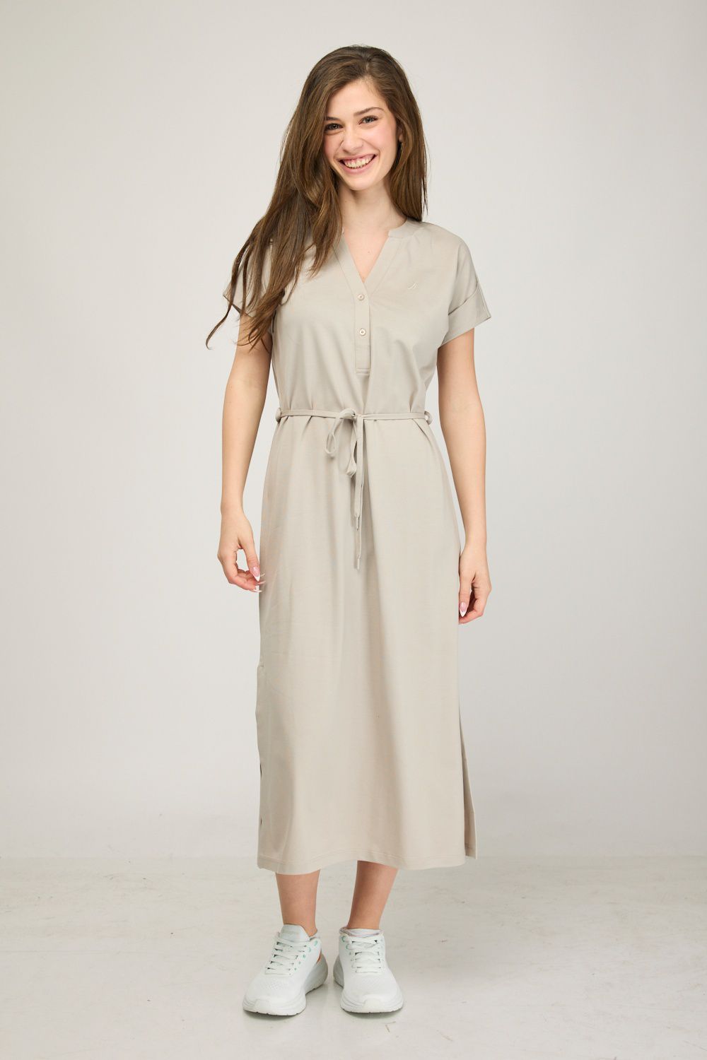 שמלת בד ארוכה לנשים