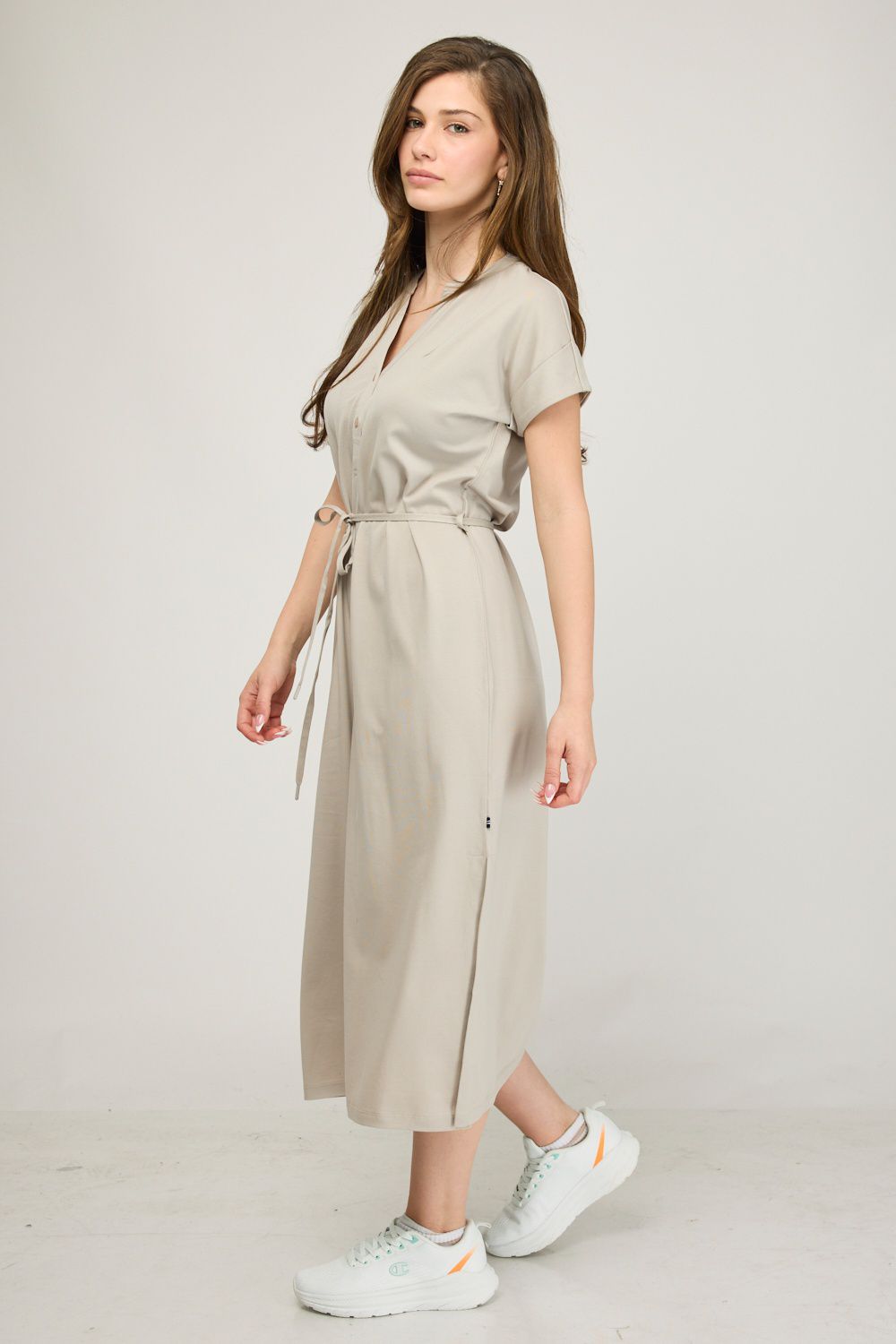 שמלת בד ארוכה לנשים