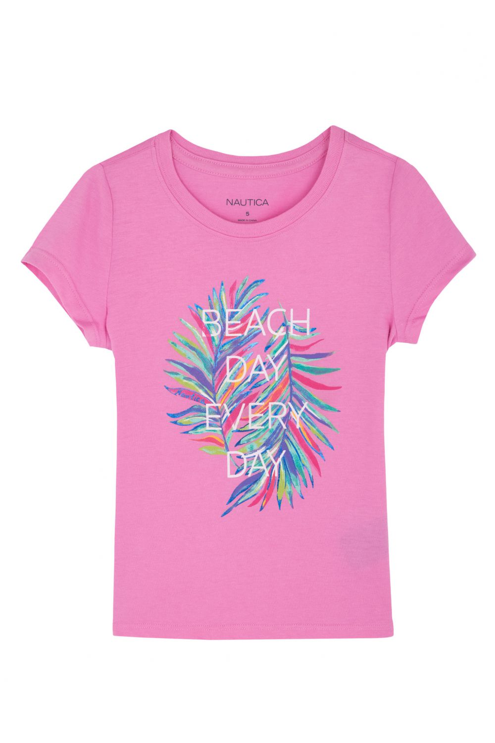 טי שירט BEACH EVERYDAY לילדות (2T-4T)