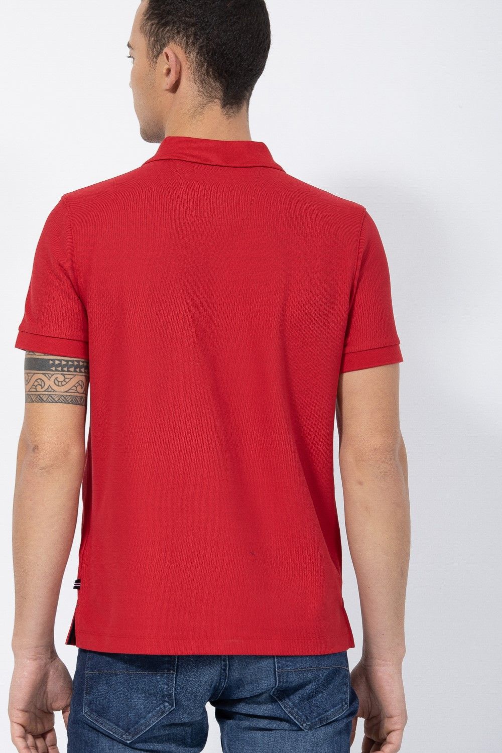 חולצת פולו SLIM FIT עם רקמת לוגו