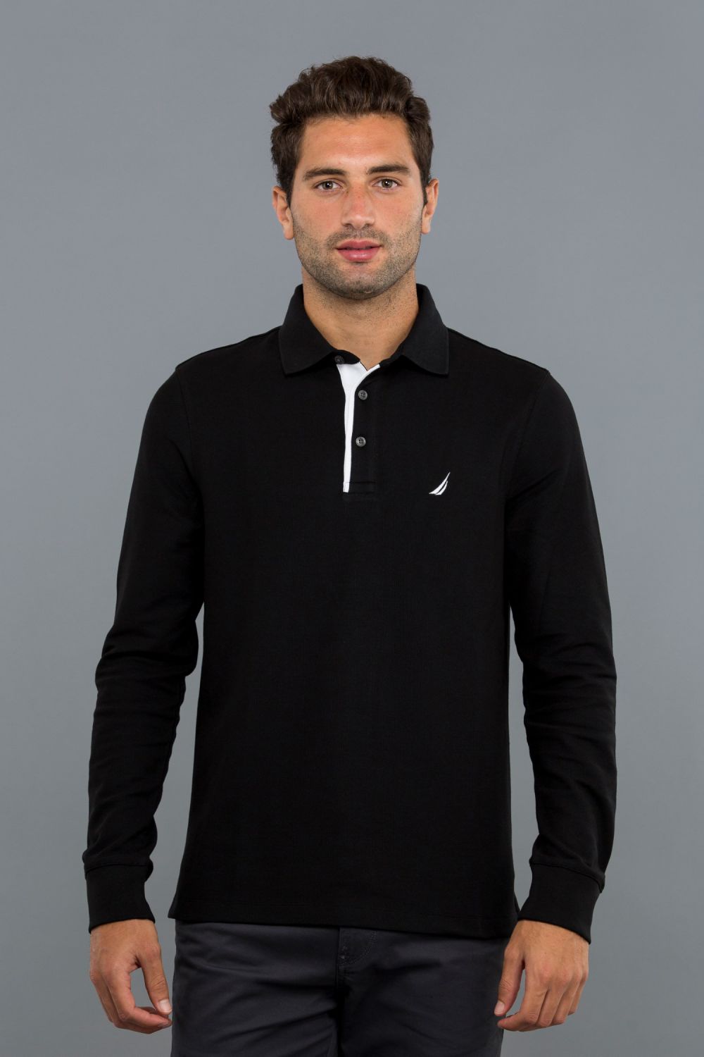 חולצת פולו בגזרת SLIM FIT לגבר