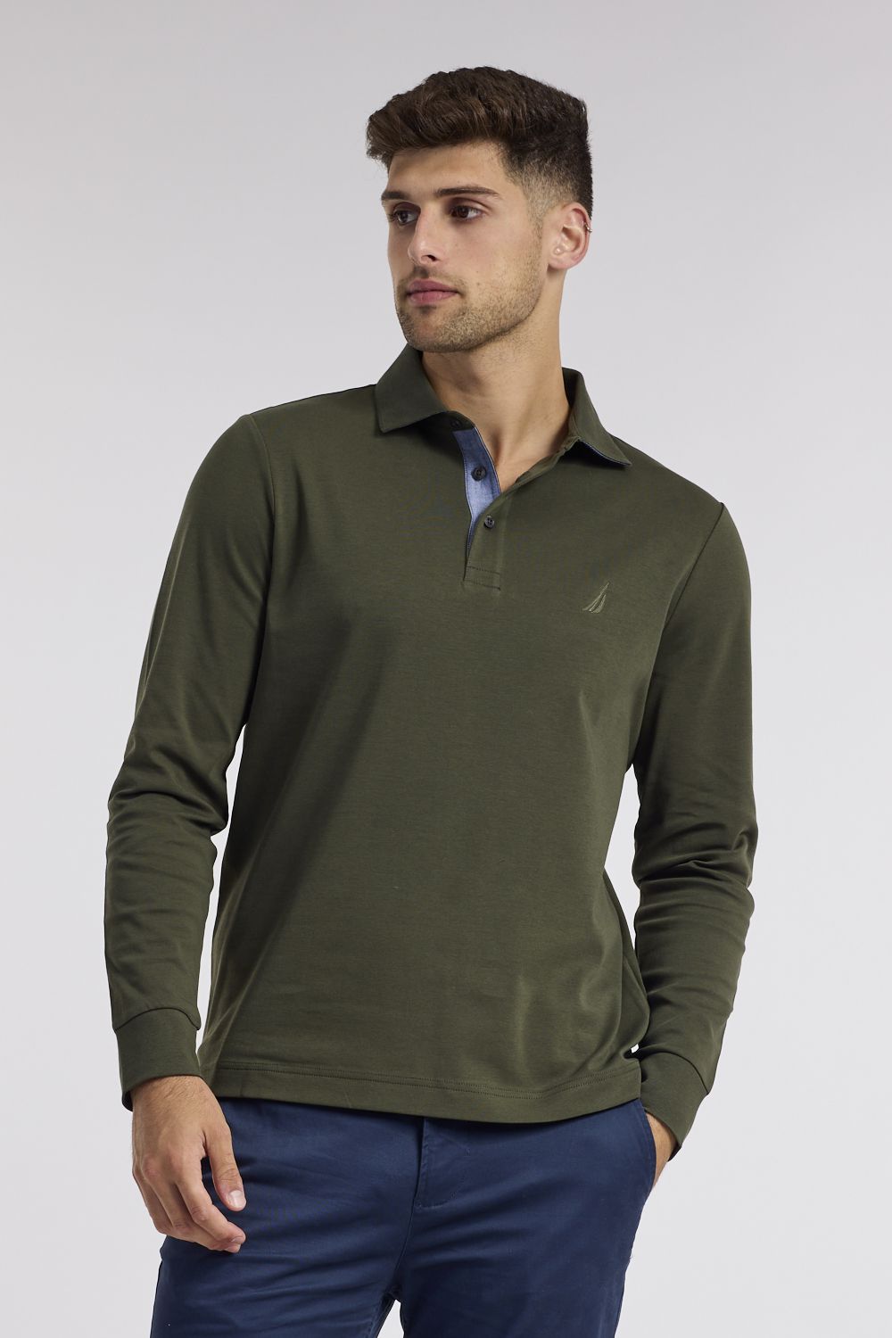 חולצת פולו שרוולים ארוכים SLIM FIT