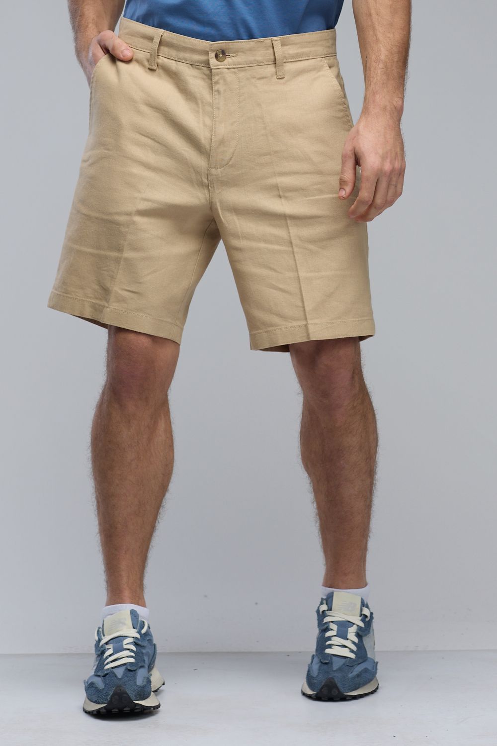 מכנסי ברמודה Nautica לגברים בגזרה קלאסית