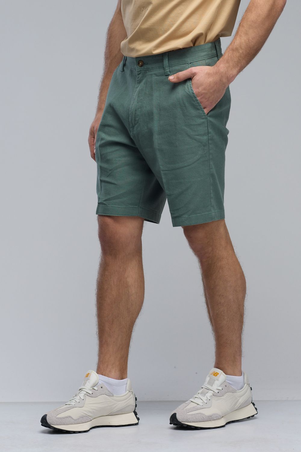 מכנסי ברמודה Nautica לגברים בגזרה קלאסית